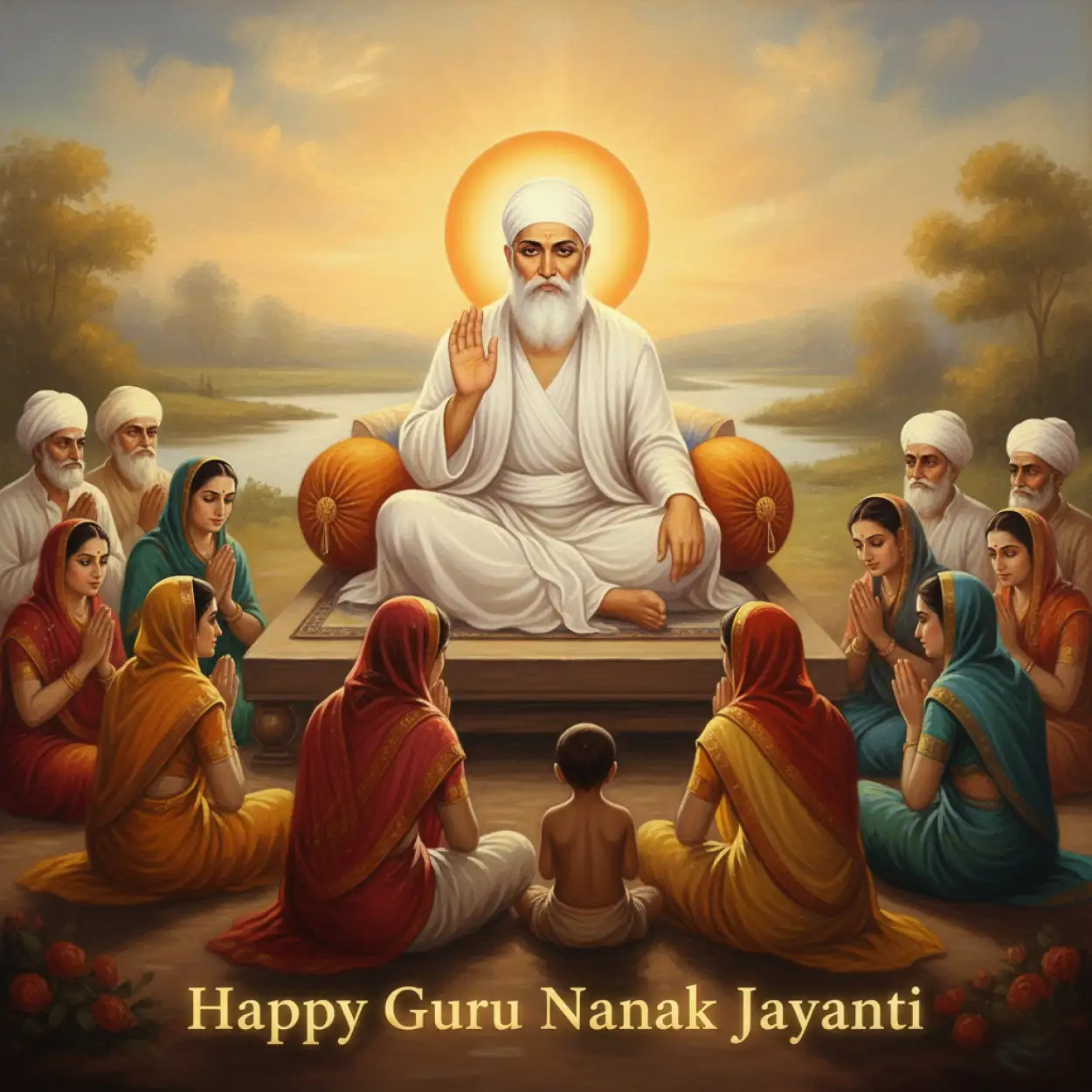 Free Download Happy Guru Nanak Jayanti 2025 - High Quality Happy Guru Nanak Jayanti 2025 Image