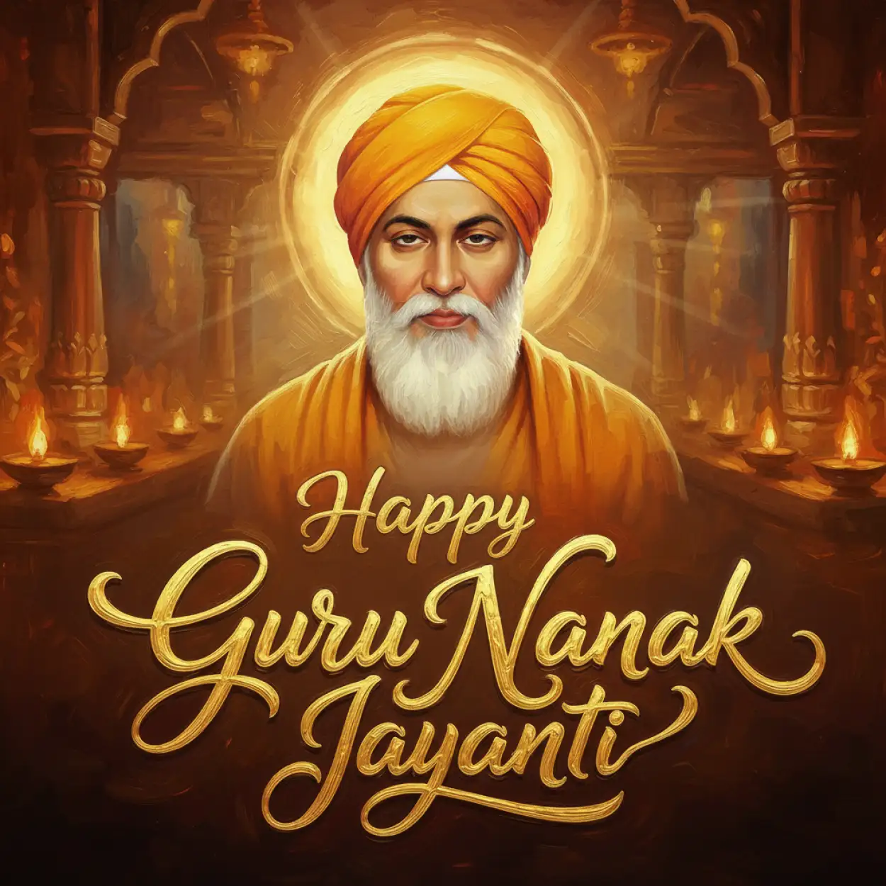 Free Download Happy Guru Nanak Jayanti Quotes In Hindi With Images - High Quality Happy Guru Nanak Jayanti Background