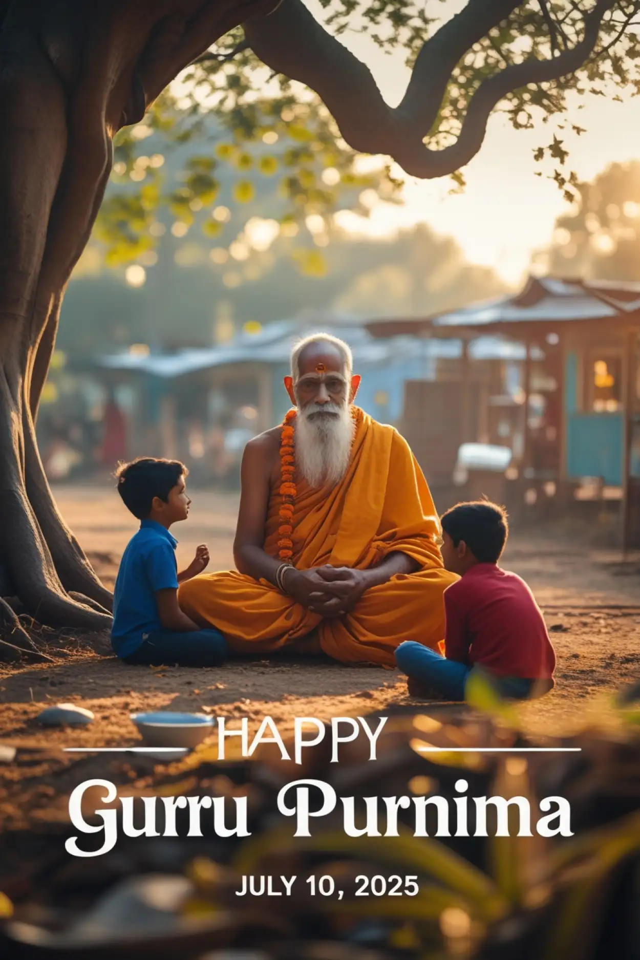 Free Download Happy Guru Purnima Banner Design HD - High Quality Happy Guru Purnima Background