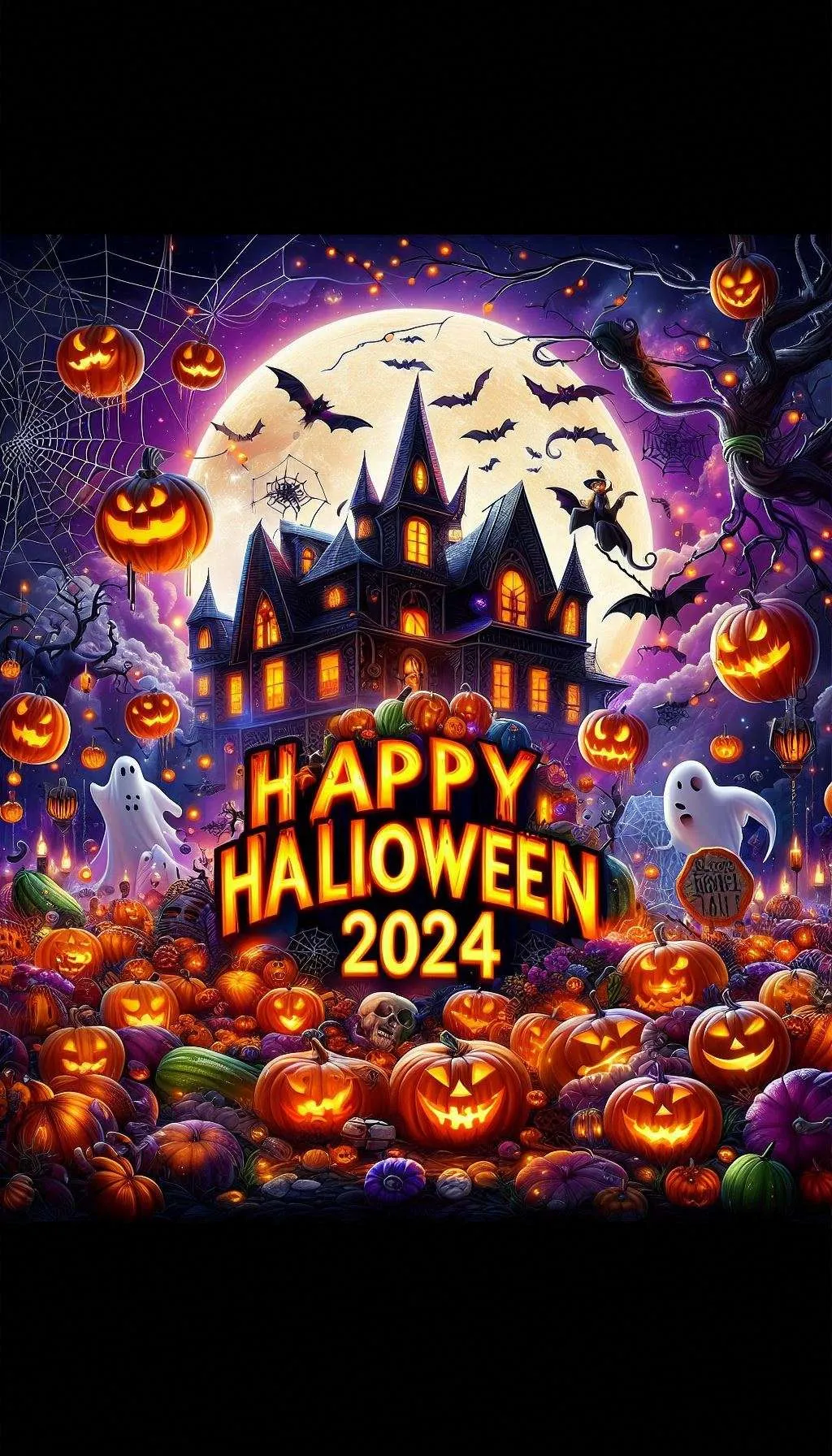 Happy Halloween 2024 Spooky Banner Images - Royalty Free Happy Halloween Image | Pngmagic Free Download Happy Halloween 2024 Spooky Banner Images - High Quality Happy Halloween Background