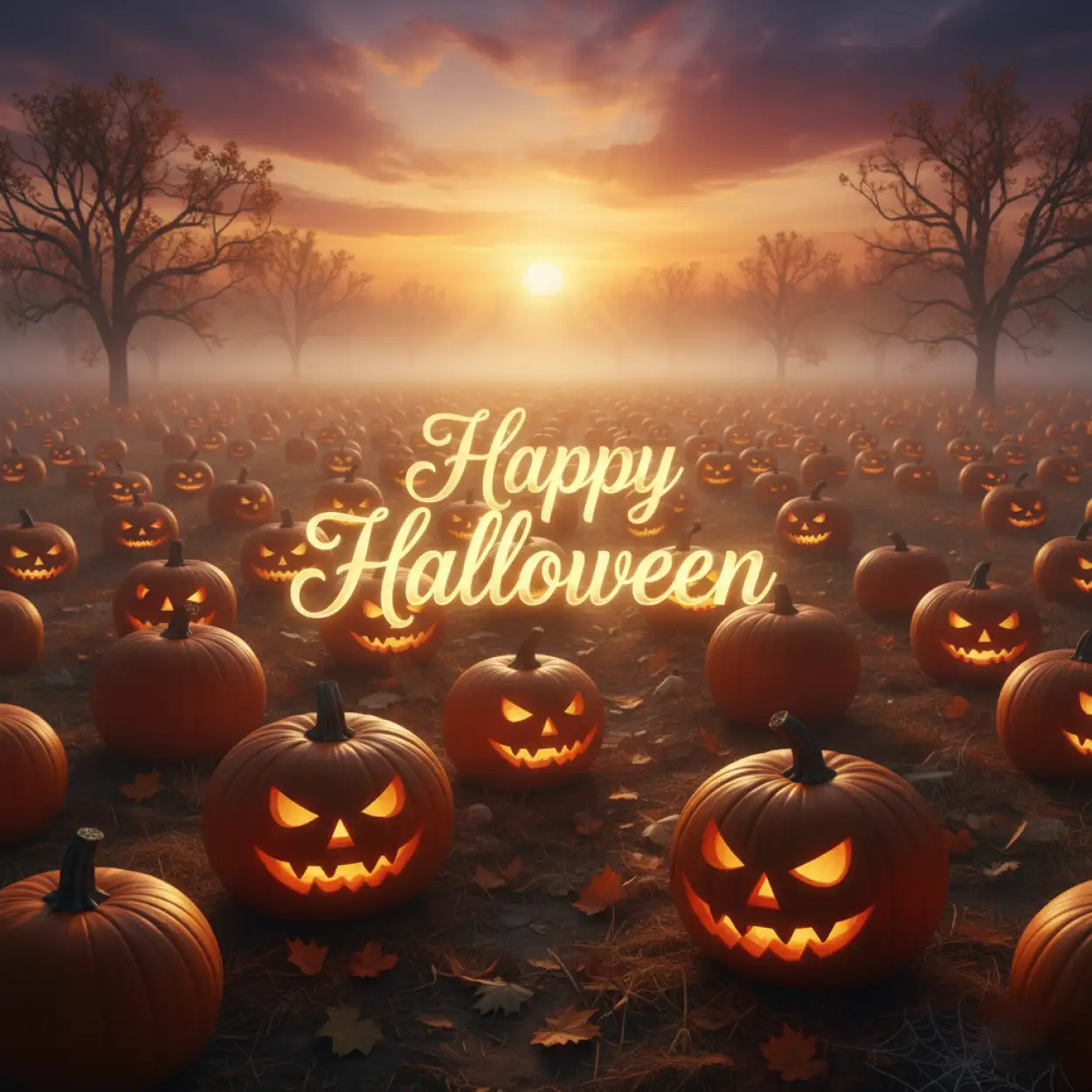 Free Download Happy Halloween 2025 Poster Template Free - High Quality Happy Halloween 2025 Background