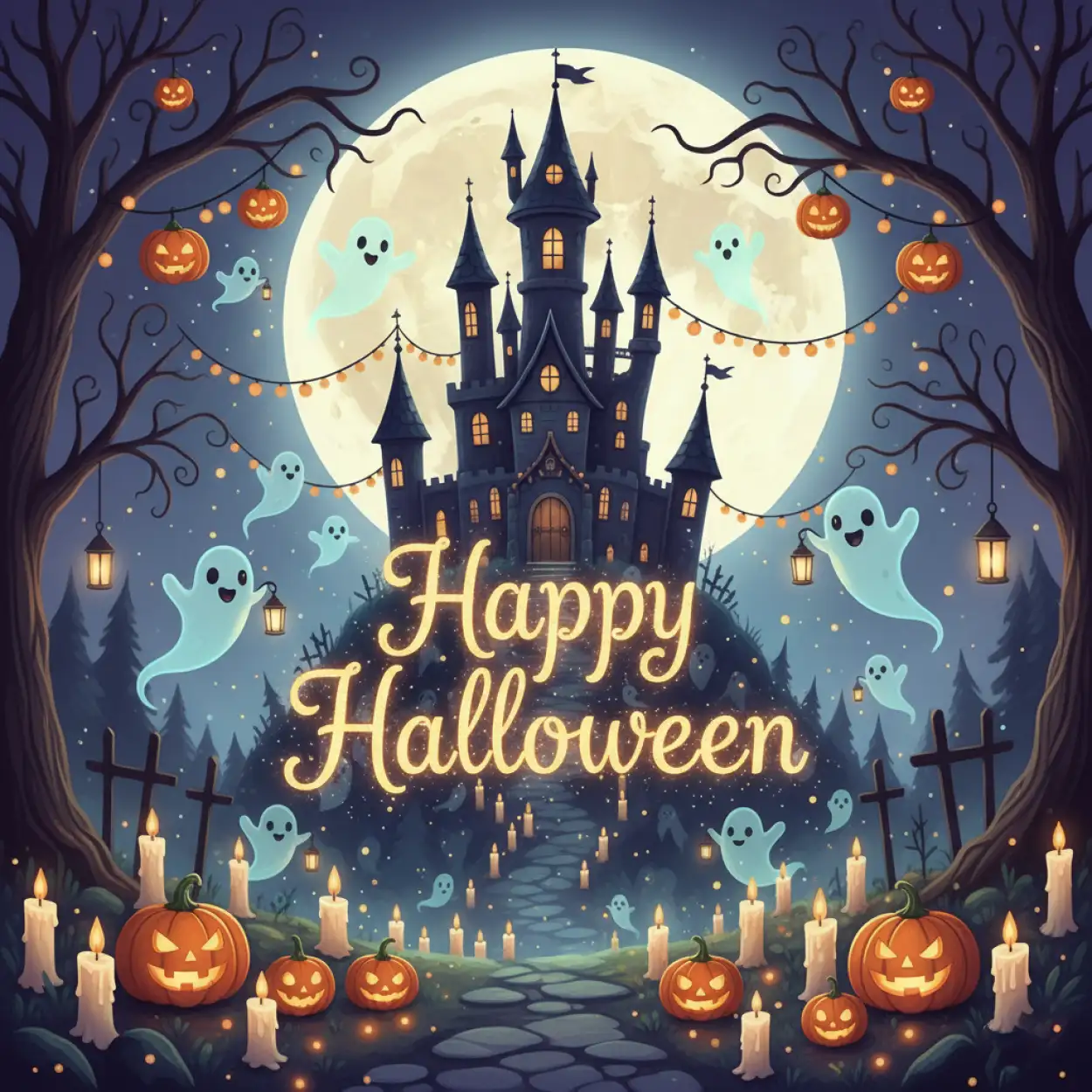 Happy Halloween Dark Night Wallpaper Hd - Royalty Free Happy Halloween Image | Pngmagic Free Download Happy Halloween Dark Night Wallpaper Hd - High Quality Happy Halloween Background