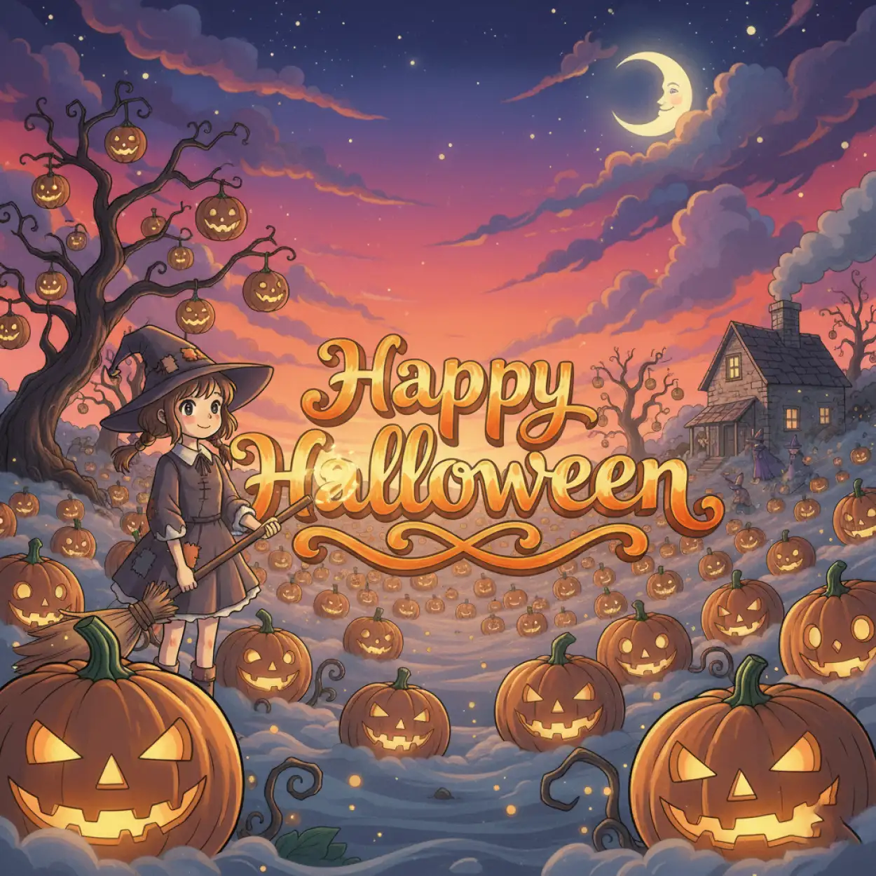 Happy Halloween Neon Text Png - Royalty Free Happy Halloween Image | Pngmagic Free Download Happy Halloween Neon Text Png - High Quality Happy Halloween PNG Image