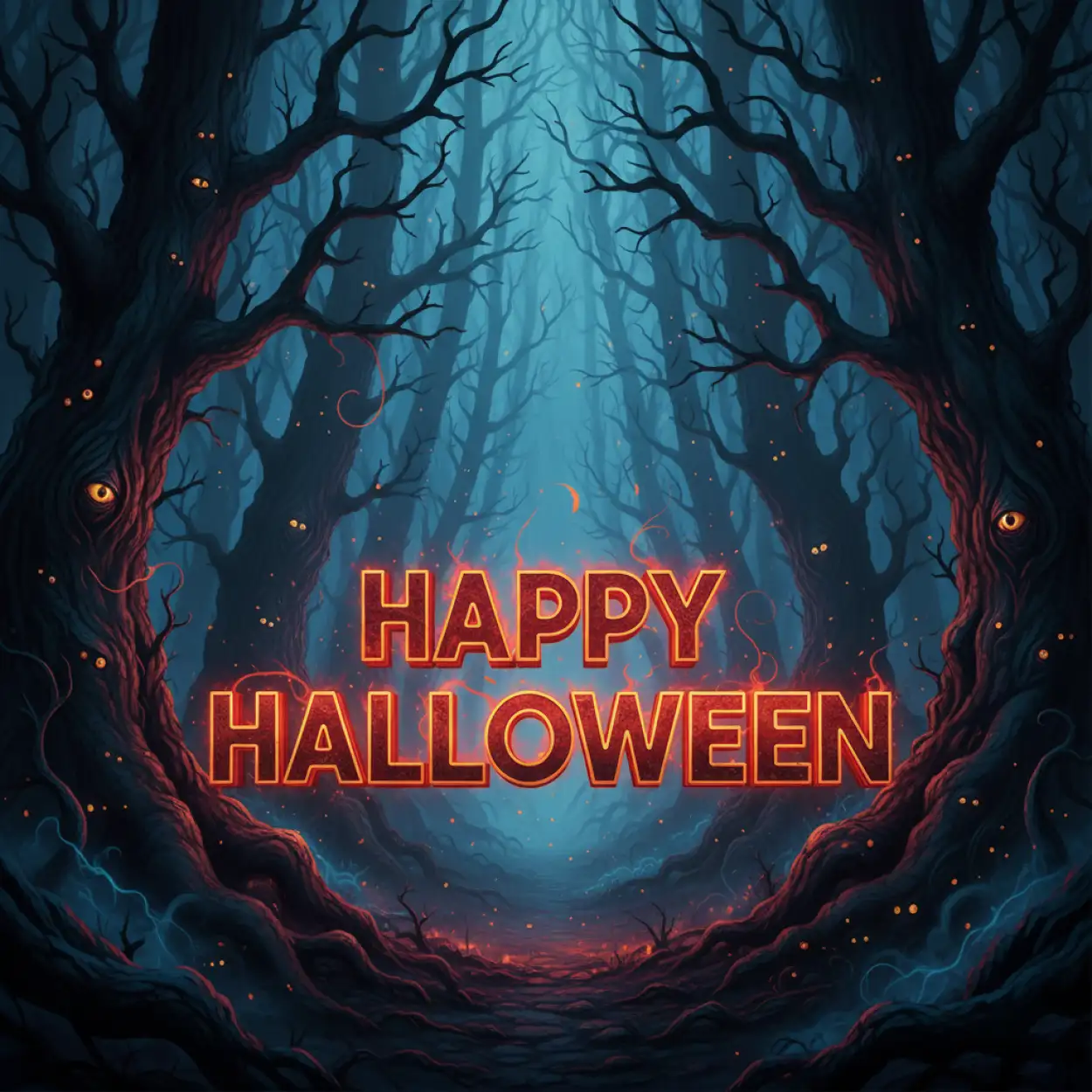 Free Download Happy Halloween Vector Art Free - High Quality Happy Halloween Image