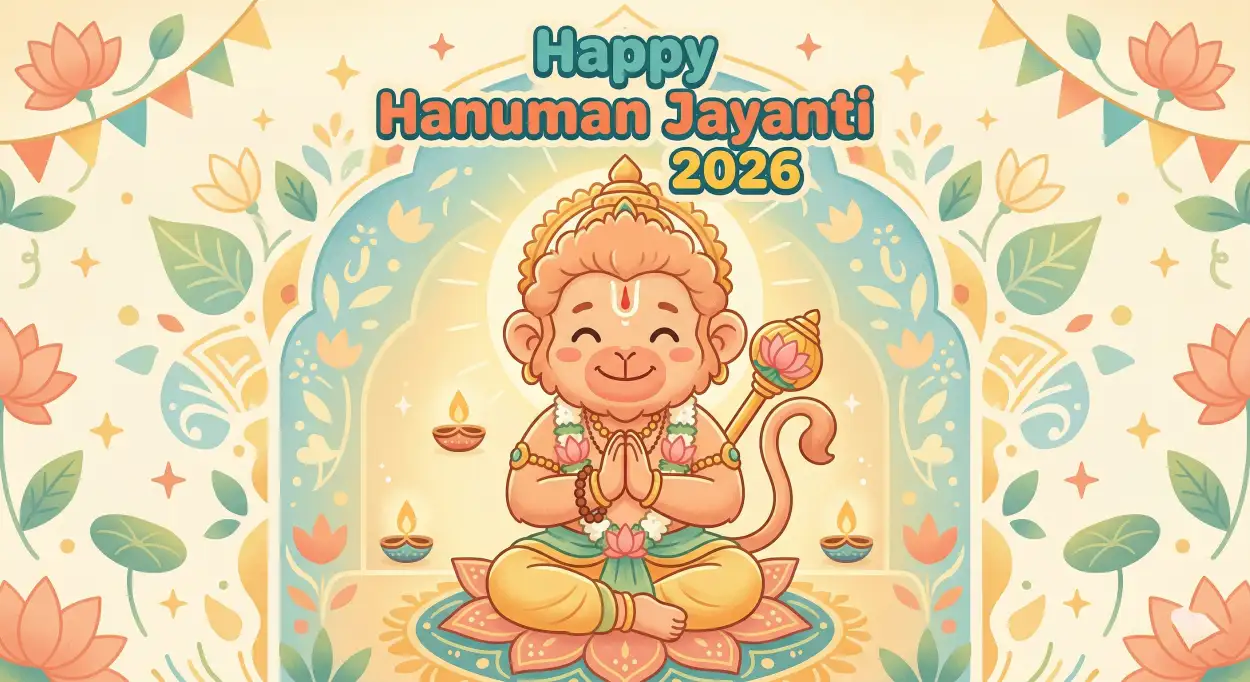 Free Download Happy Hanuman Jayanti 2026 Whatsapp Status - High Quality Happy Hanuman Jayanti 2026 Image