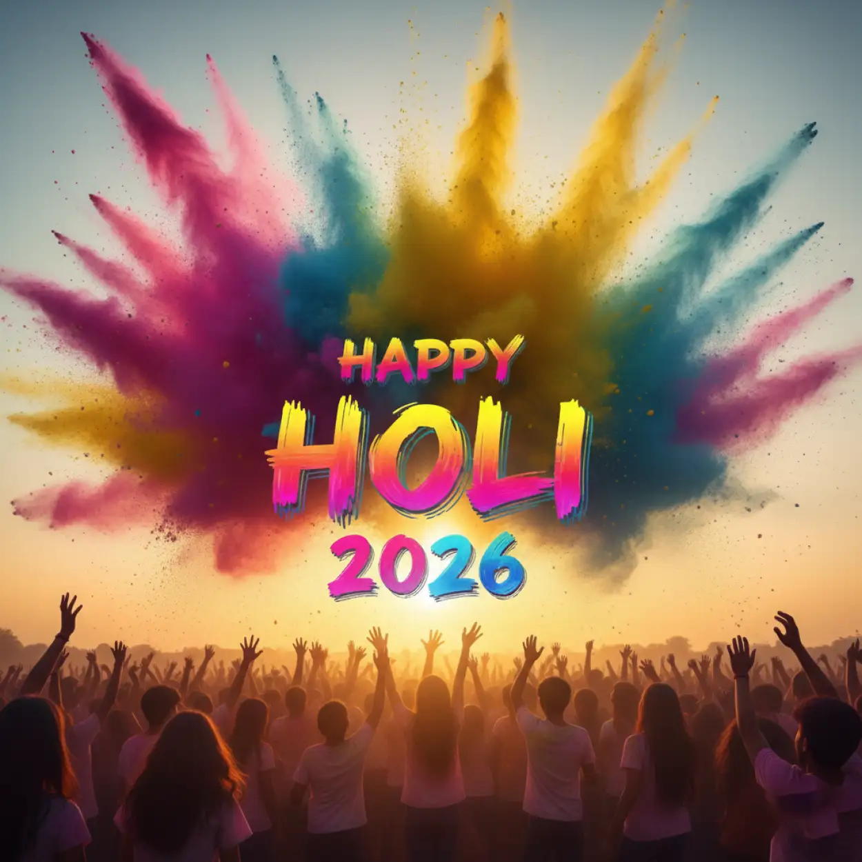 Free Download Happy Holi 2026 Celebration Images - High Quality Happy Holi 2026 Image
