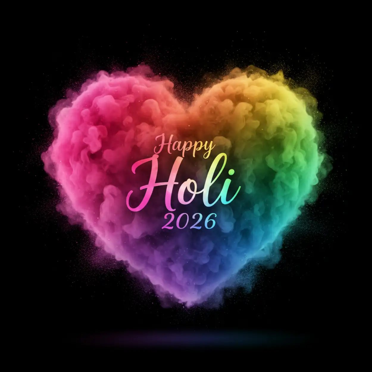 Free Download Happy Holi 2026 Greeting Card Heartfelt Wishes 2 - High Quality Happy Holi Greeting Card 2026 Image
