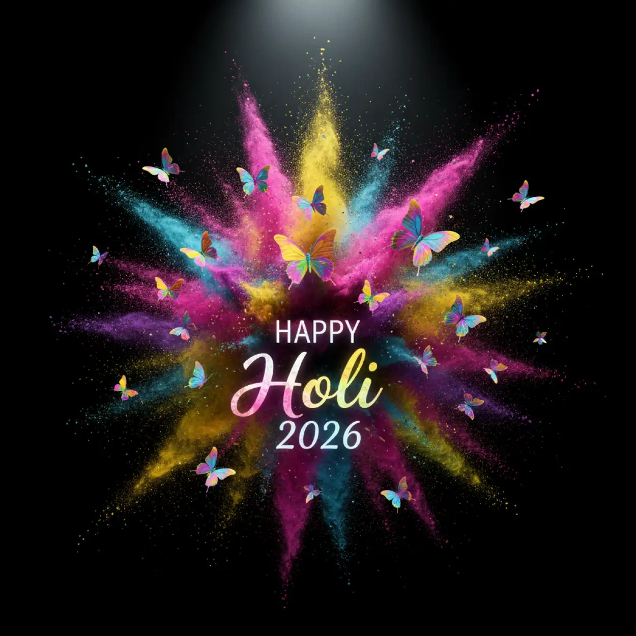 Free Download Happy Holi 2026 Greeting Card Online Maker 2 - High Quality Happy Holi Greeting Card 2026 Image