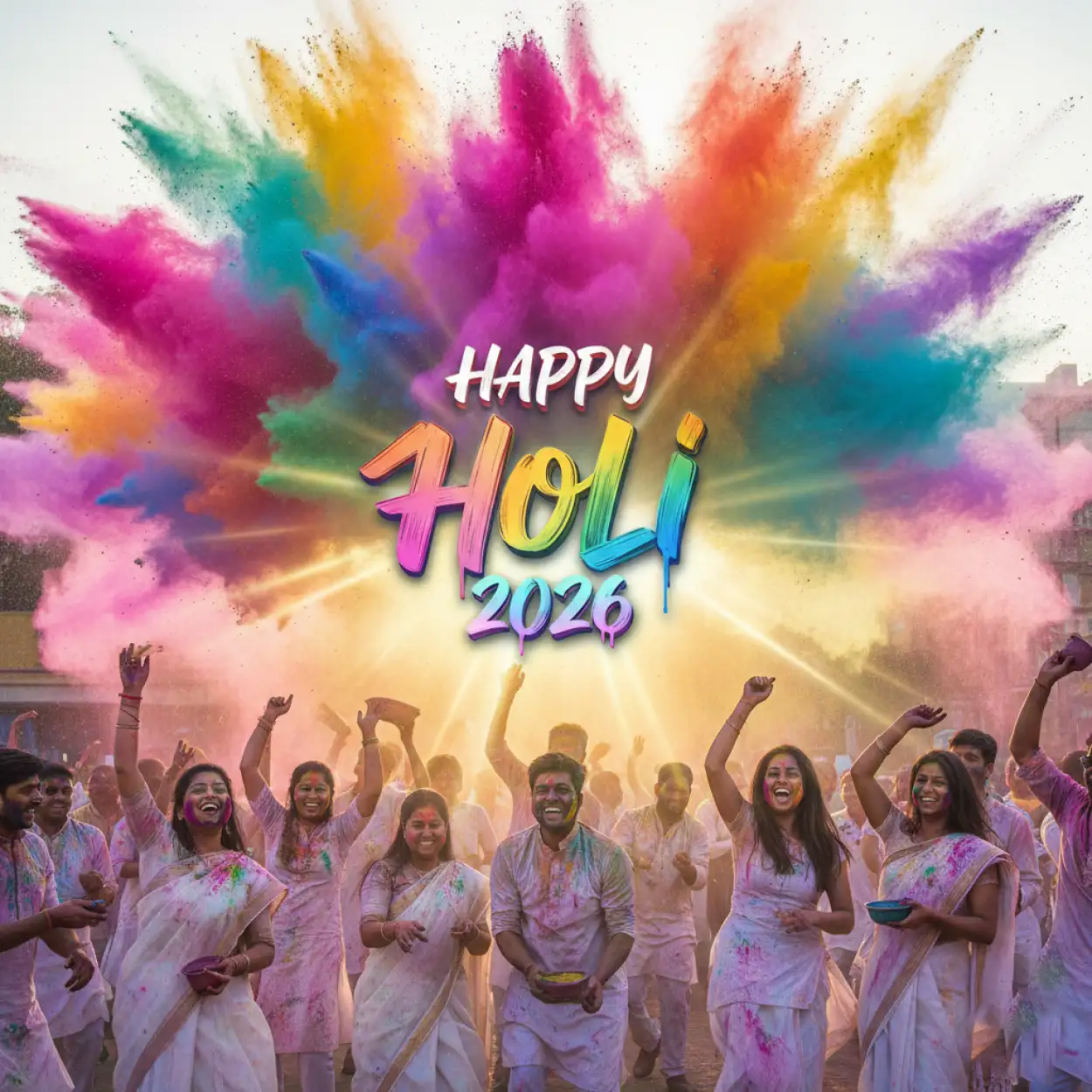 Free Download Happy Holi 2026 High Resolution Images - High Quality Happy Holi 2026 Image