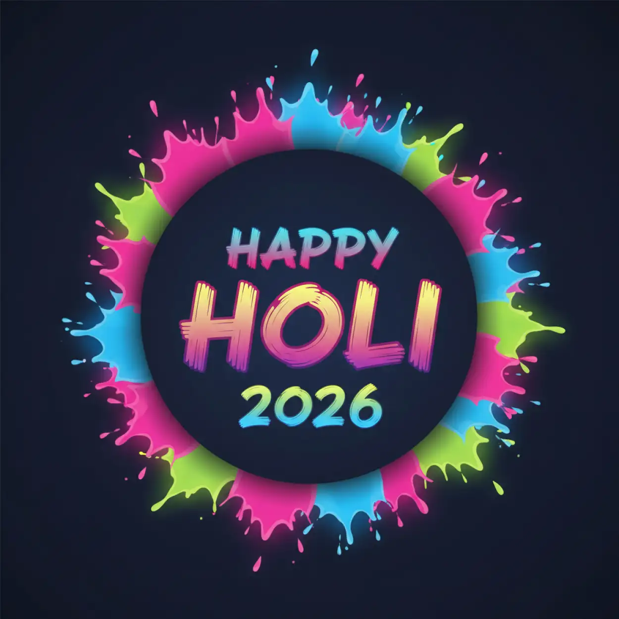 Free Download Happy Holi 2026 Latest Status - High Quality Happy Holi 2026 Image