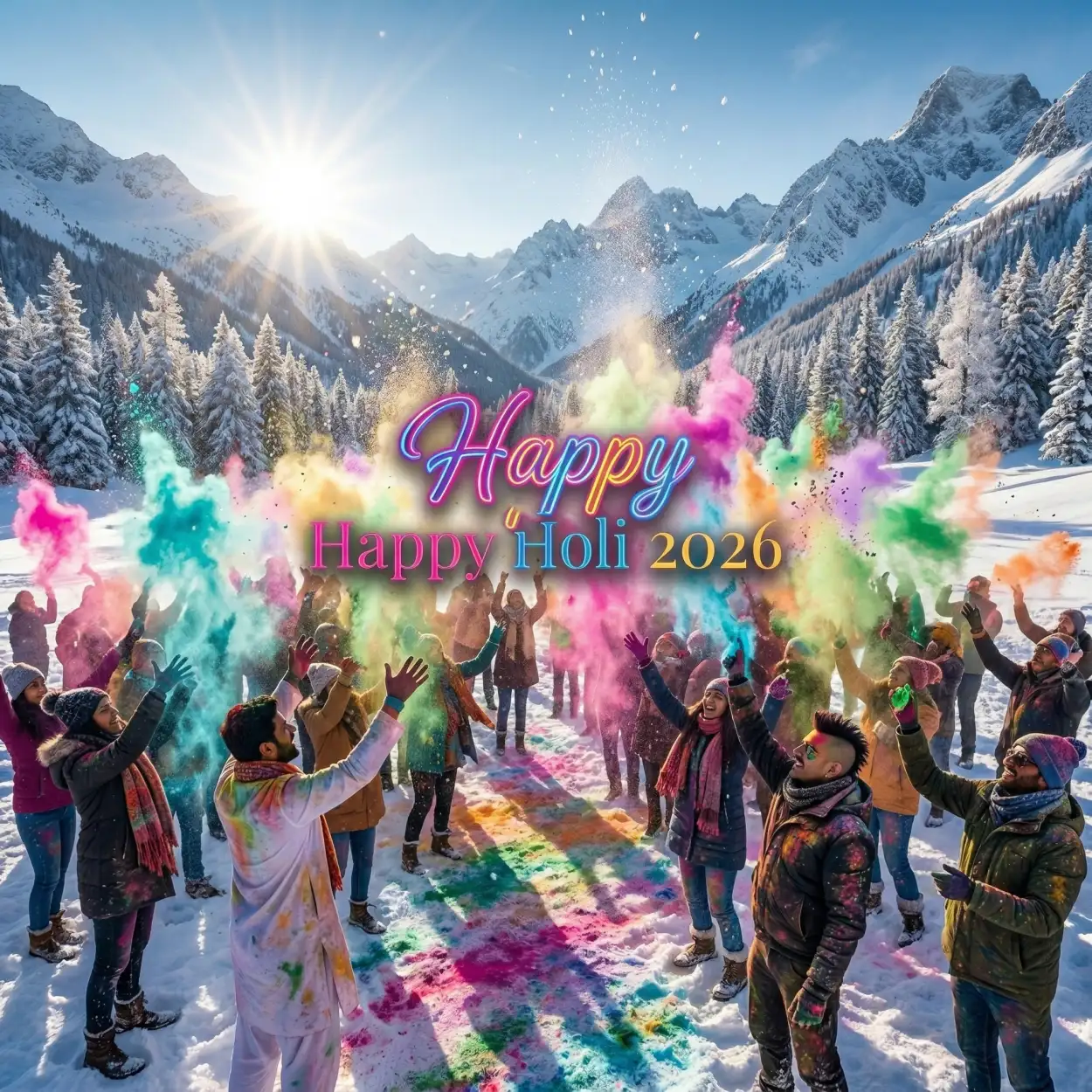 Free Download Happy Holi 2026 Photo Luxury Theme - High Quality Happy Holi 2026 Photo Image