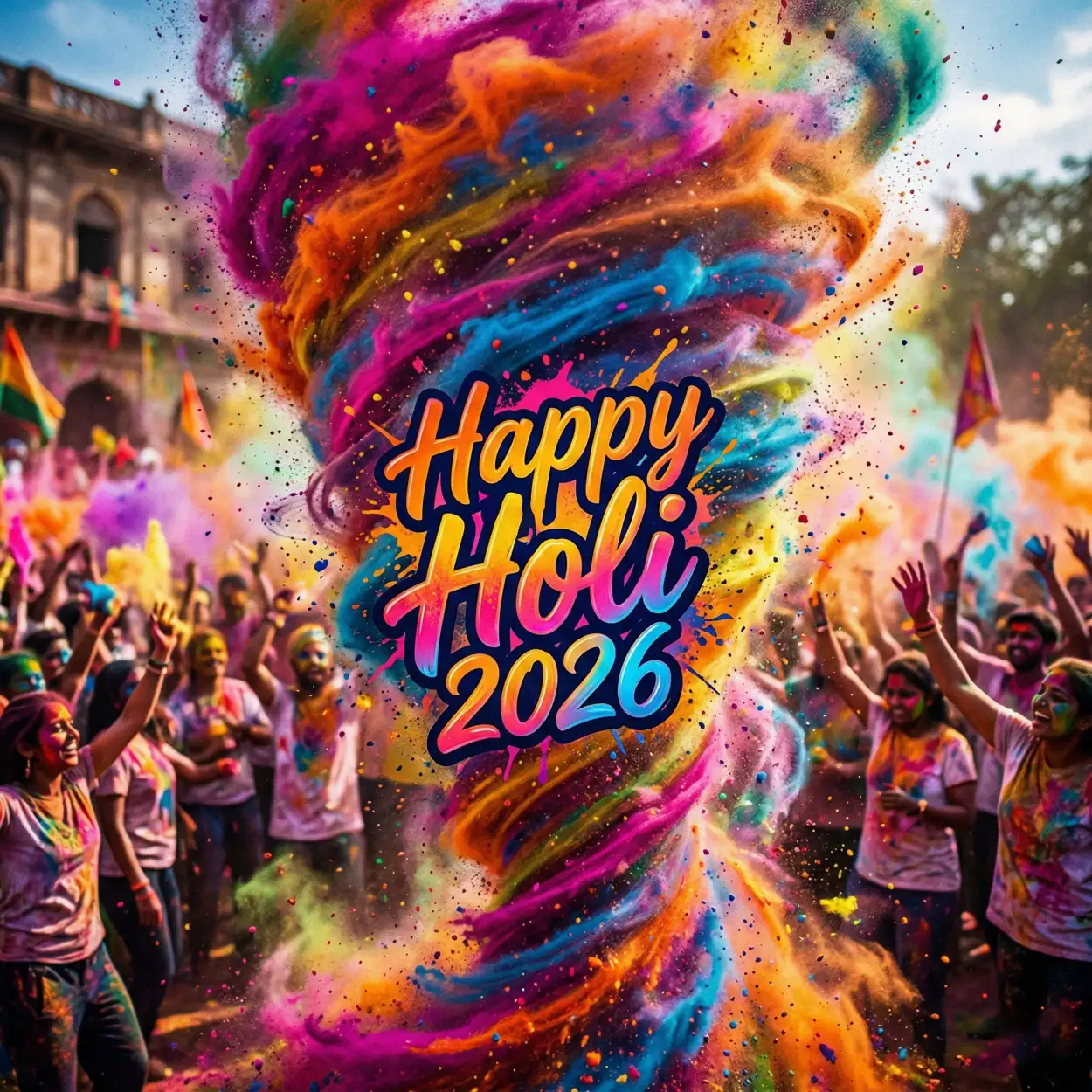 Free Download Happy Holi 2026 Photo Poster Hd - High Quality Happy Holi 2026 Photo Image