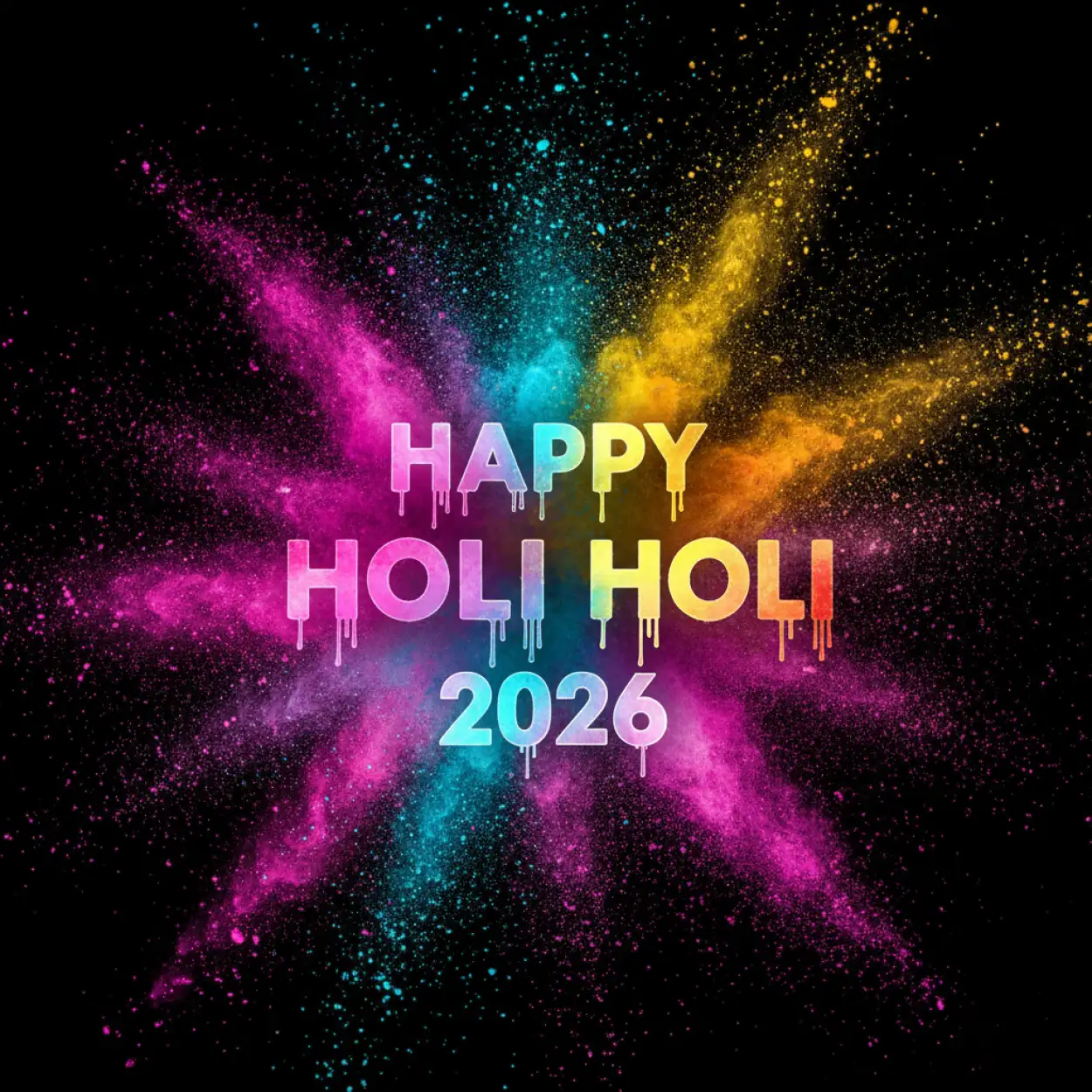 Free Download Happy Holi 2026 Professional Message - High Quality Happy Holi 2026 Image