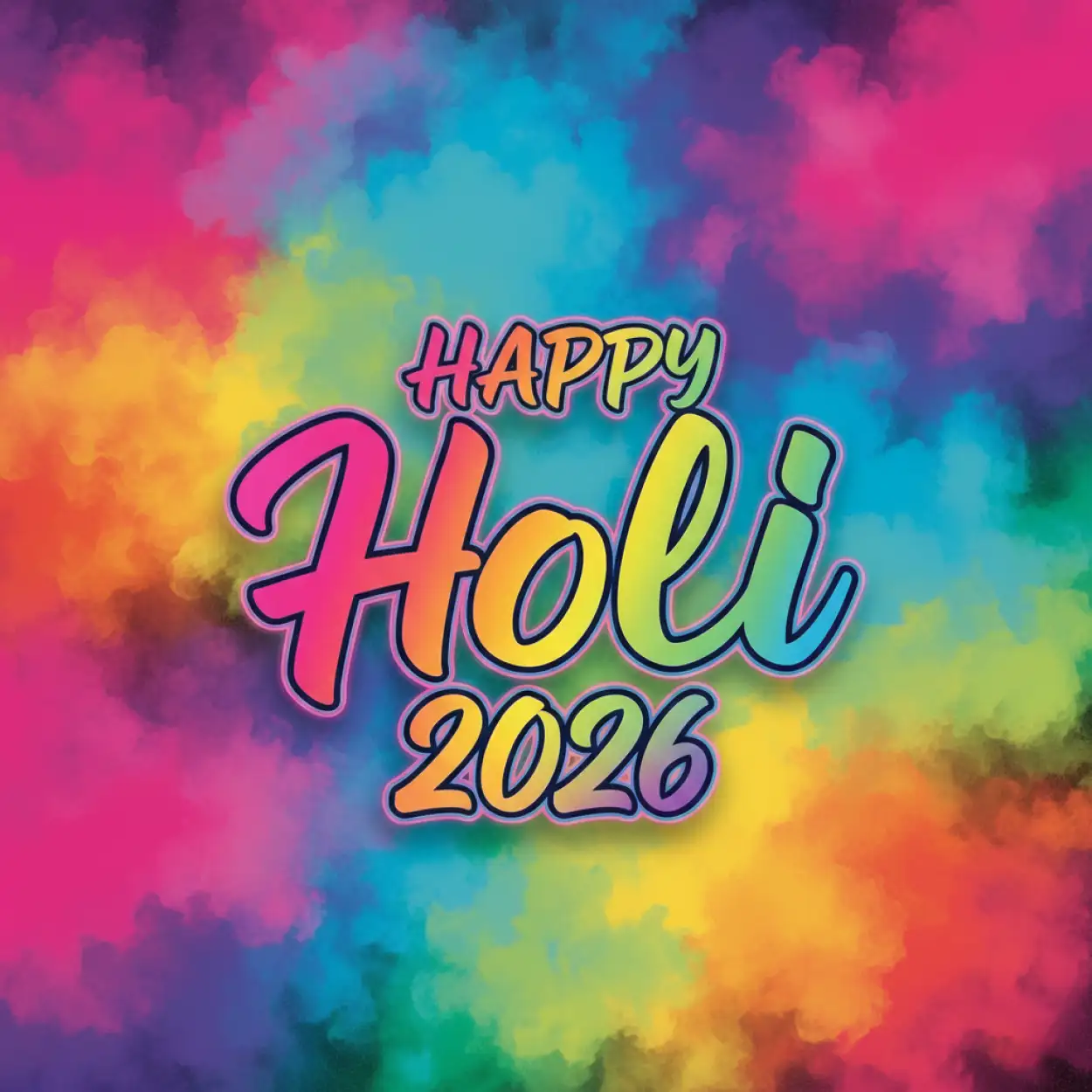 Free Download Happy Holi 2026 School Wishes - High Quality Happy Holi 2026 Image