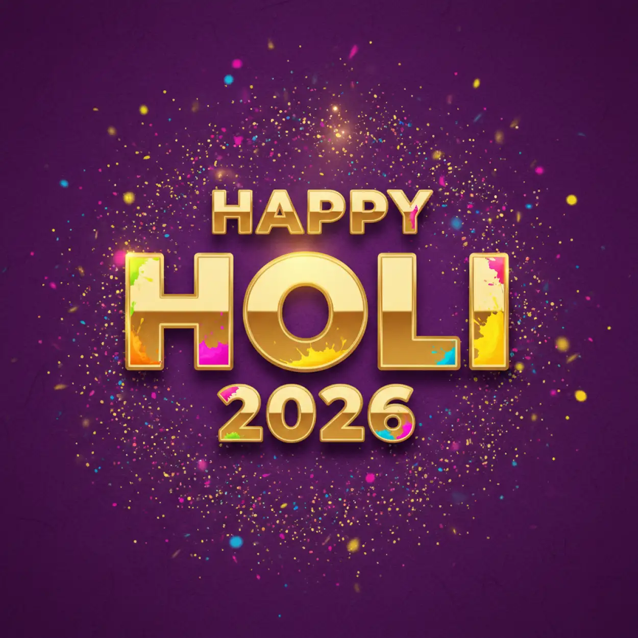 Free Download Happy Holi 2026 Status For Wife - High Quality Happy Holi 2026 Image