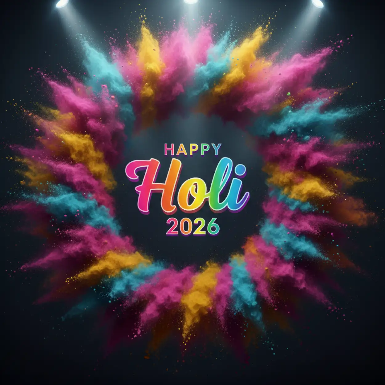 Free Download Happy Holi Celebration 2026 Creative Design - High Quality Happy Holi Celebration 2026 Image
