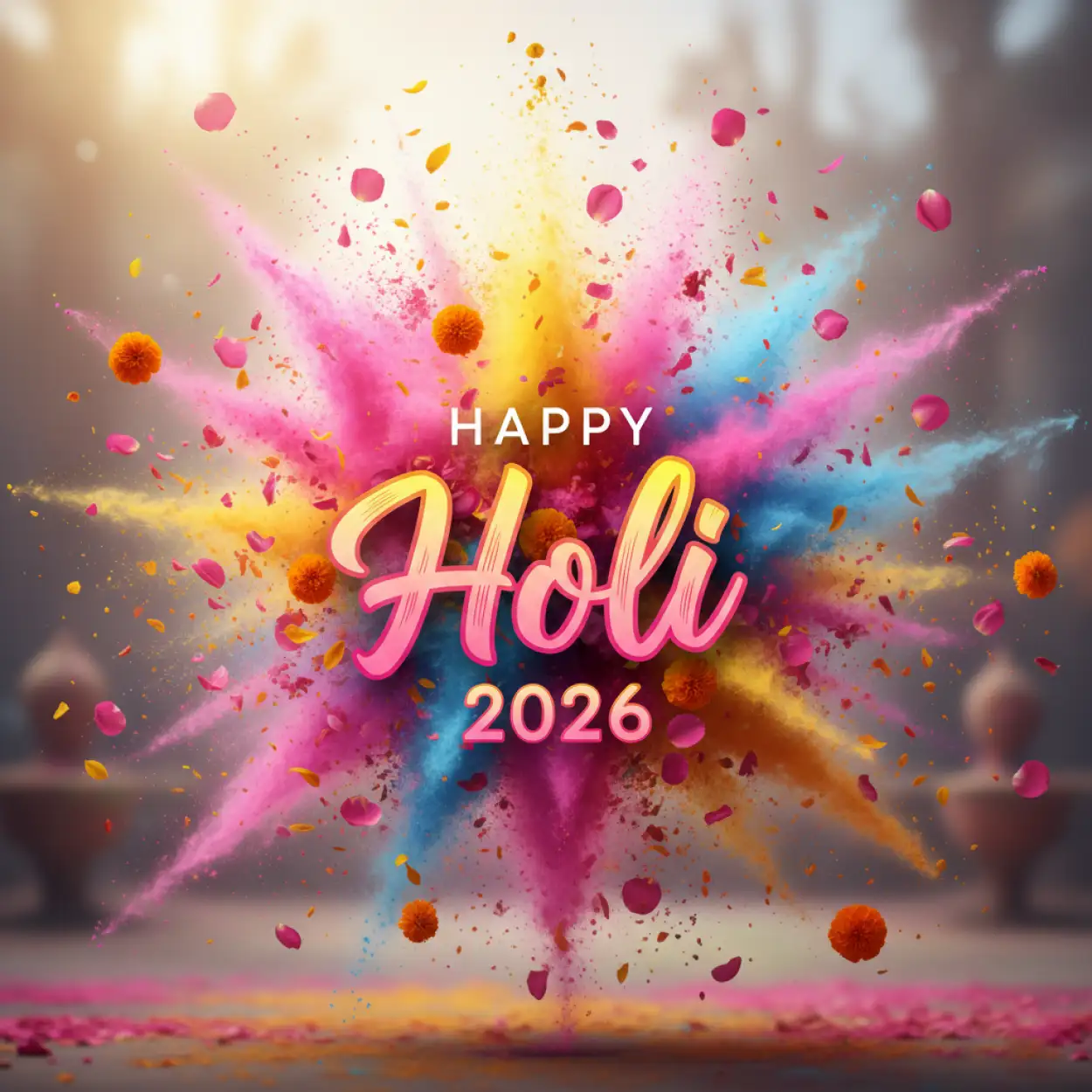 Free Download Happy Holi Celebration 2026 Creative Design - High Quality Happy Holi Celebration 2026 Image