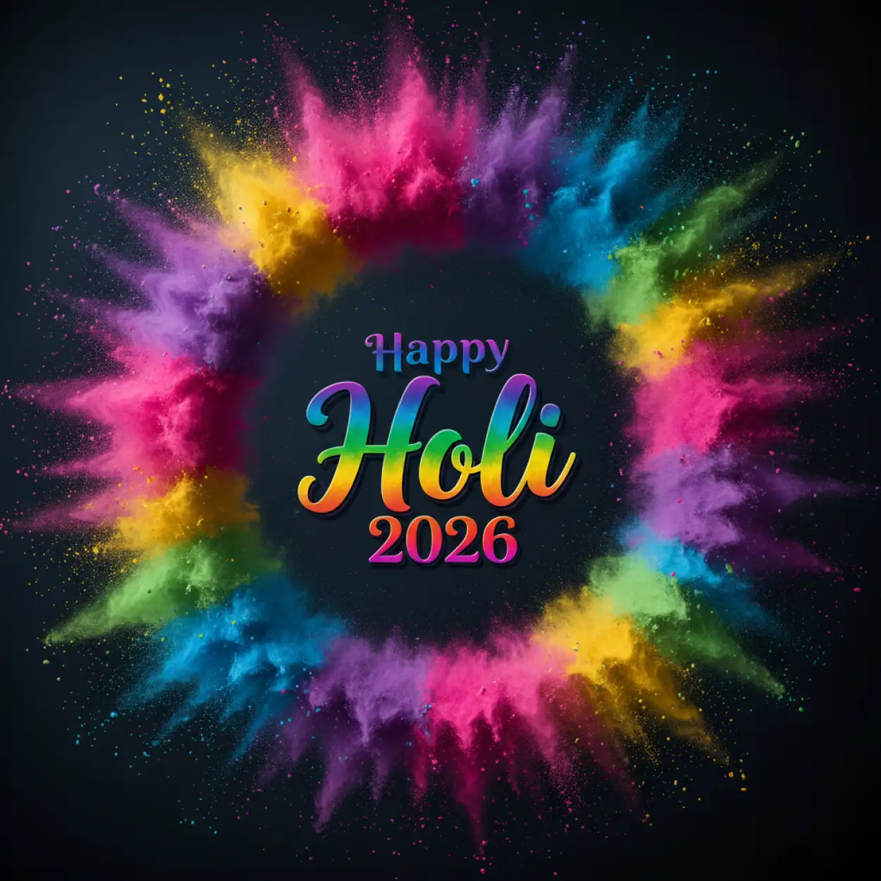 Free Download Happy Holi Celebration 2026 Creative Png Images - High Quality Happy Holi Celebration 2026 Transparent PNG