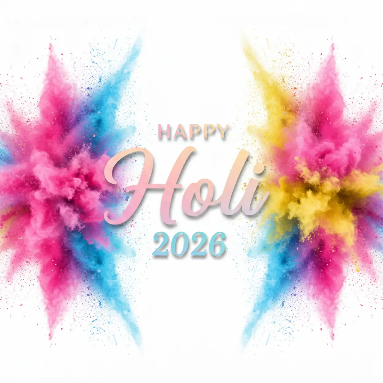 Free Download Happy Holi Celebration 2026 Festival Template 2 - High Quality Happy Holi Celebration 2026 Image