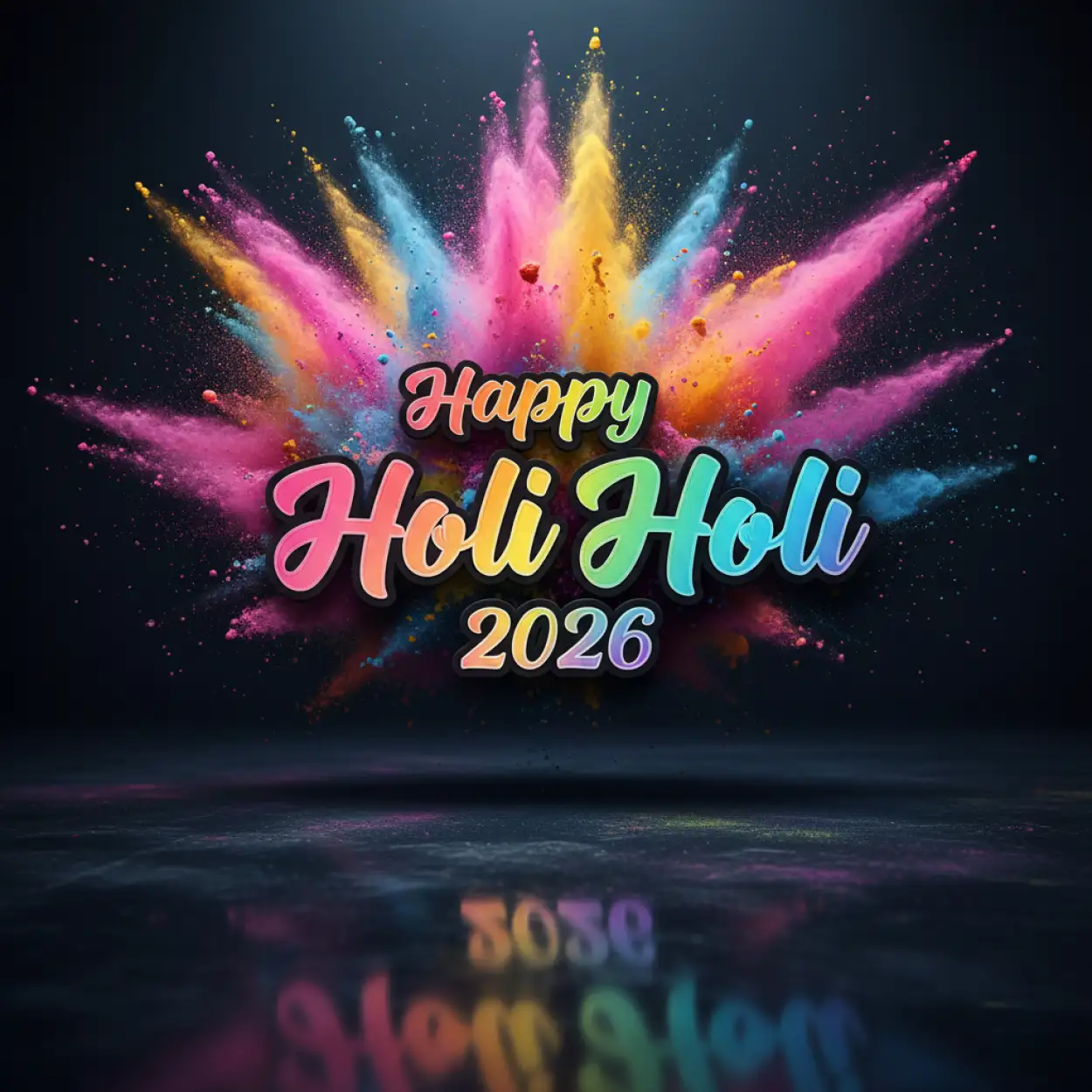 Free Download Happy Holi Celebration 2026 Flyer Design - High Quality Happy Holi Celebration 2026 Image