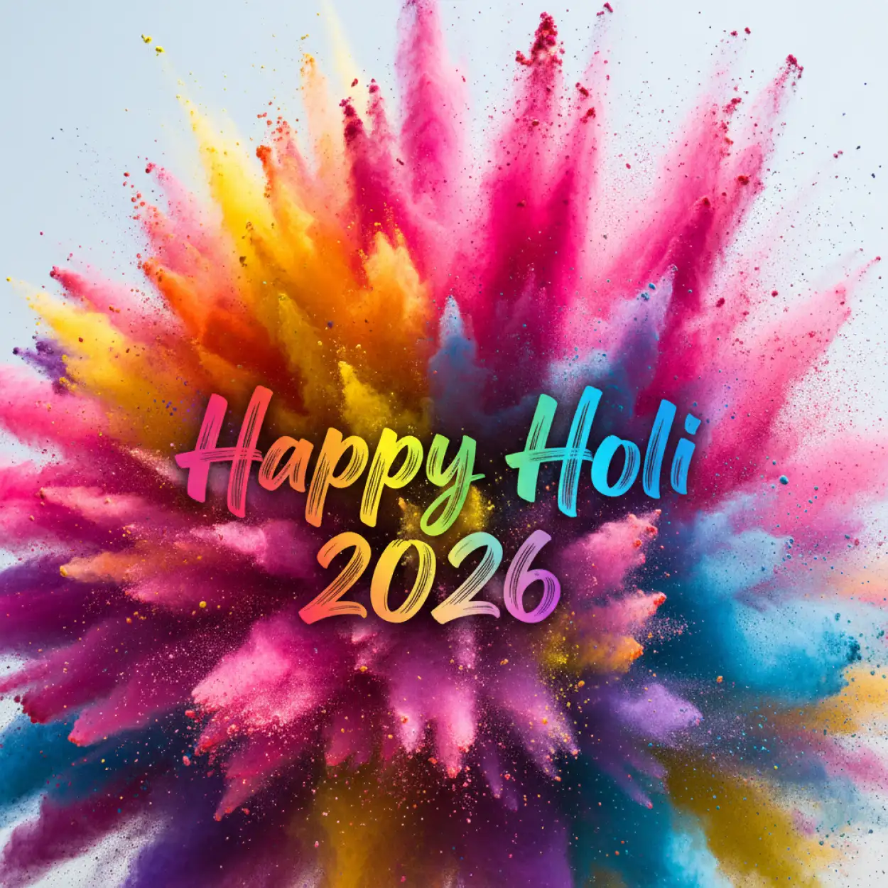 Free Download Happy Holi Celebration 2026 Hindi Wishes - High Quality Happy Holi Celebration 2026 Image