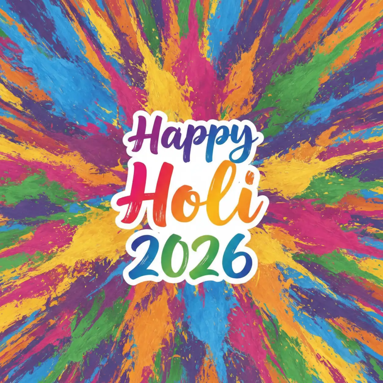 Free Download Happy Holi Celebration 2026 Office Party Poster 2 - High Quality Happy Holi Celebration 2026 Image