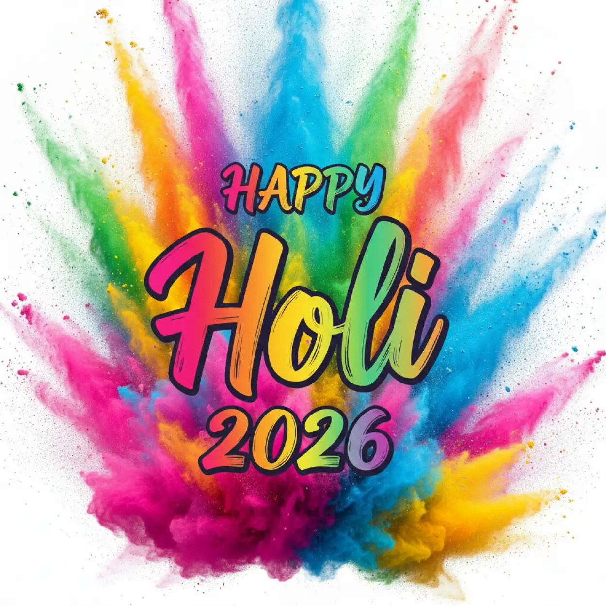Free Download Happy Holi Celebration 2026 Png - High Quality Happy Holi Celebration 2026 Transparent PNG