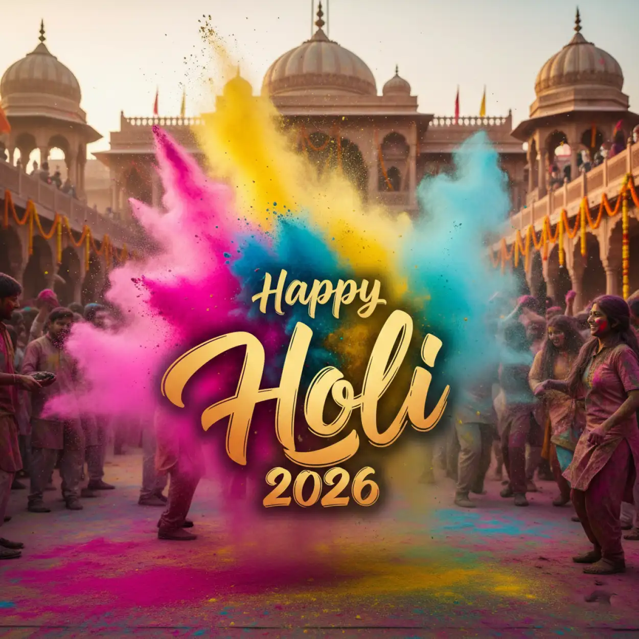 Free Download Happy Holi Celebration 2026 Punjabi Wishes - High Quality Happy Holi Celebration 2026 Image