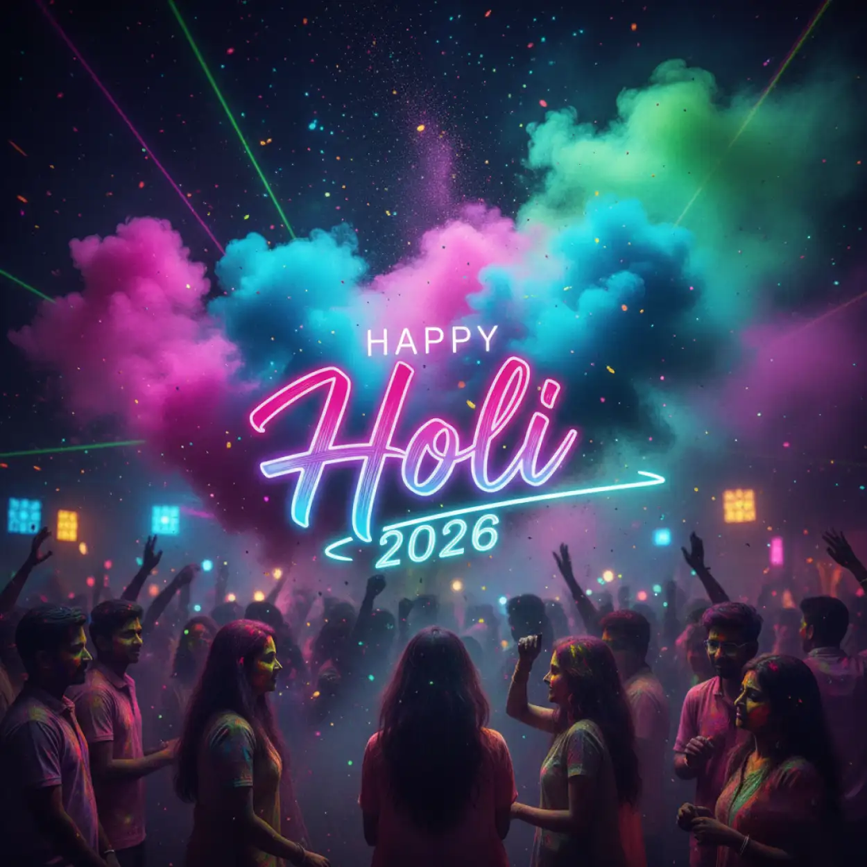 Free Download Happy Holi Celebration 2026 Society Event Poster 2 - High Quality Happy Holi Celebration 2026 Image