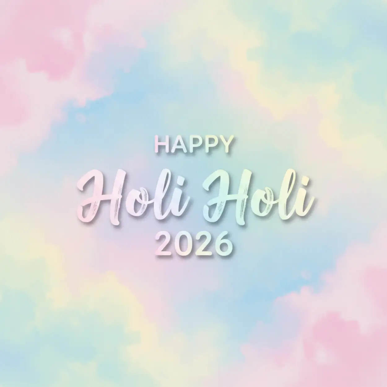 Free Download Happy Holi Celebration 2026 Watercolor Background - High Quality Happy Holi Celebration 2026 Background Image