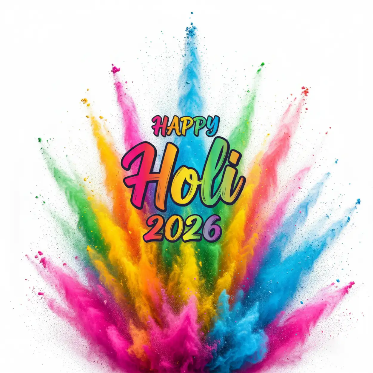 Free Download Happy Holi Celebration 2026 Wishes - High Quality Happy Holi Celebration 2026 Image