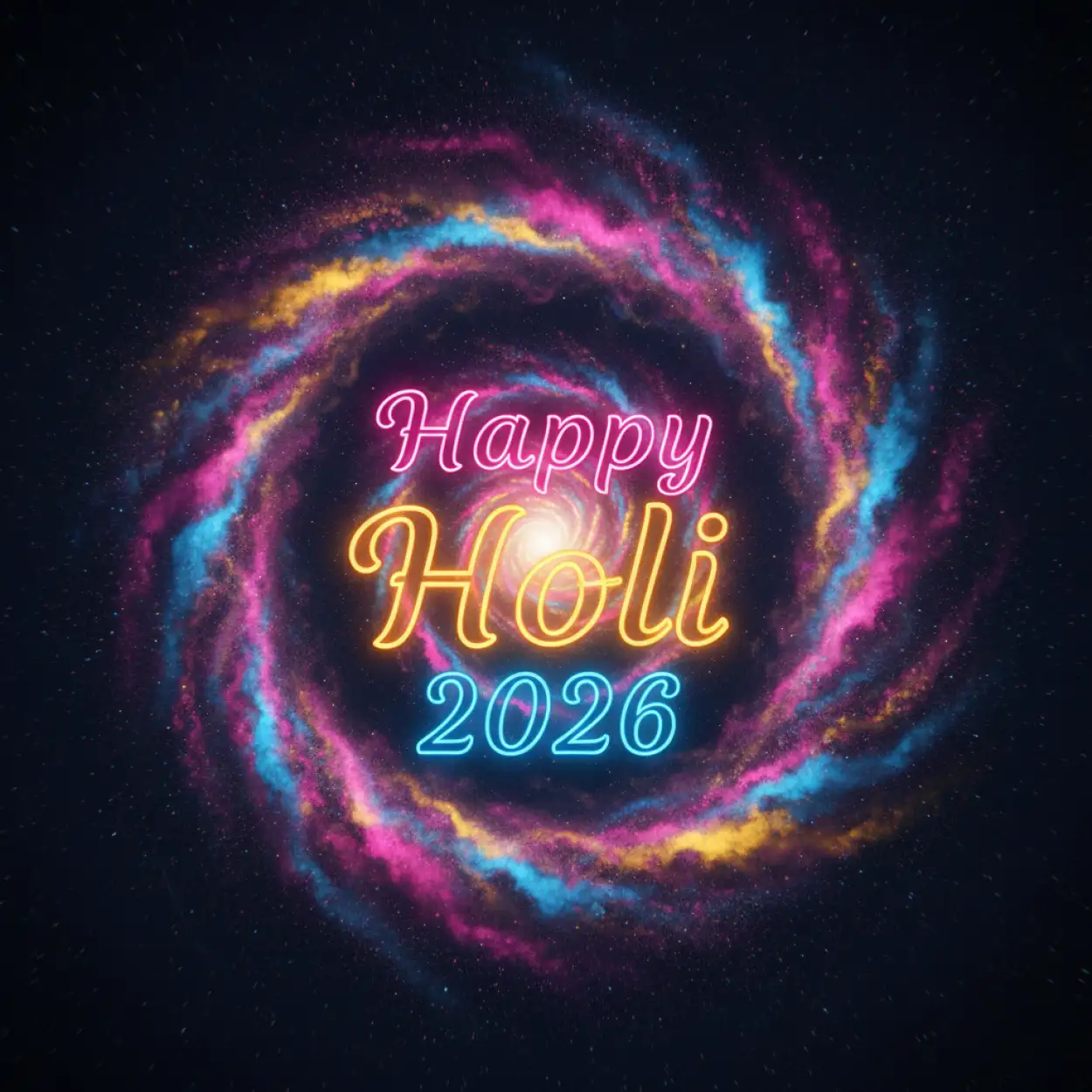 Free Download Happy Holi Greeting Card 2026 For Whatsapp 2 - High Quality Happy Holi Greeting Card 2026 Image