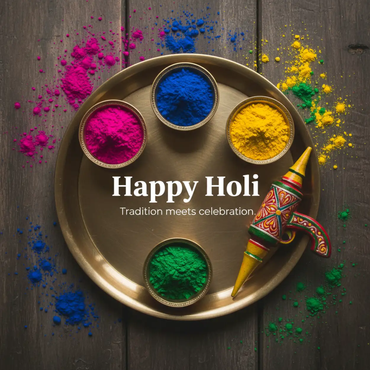 Free Download Happy Holi Greeting Card Download Without Watermark - High Quality Happy Holi Greeting Card Design 2026 Image