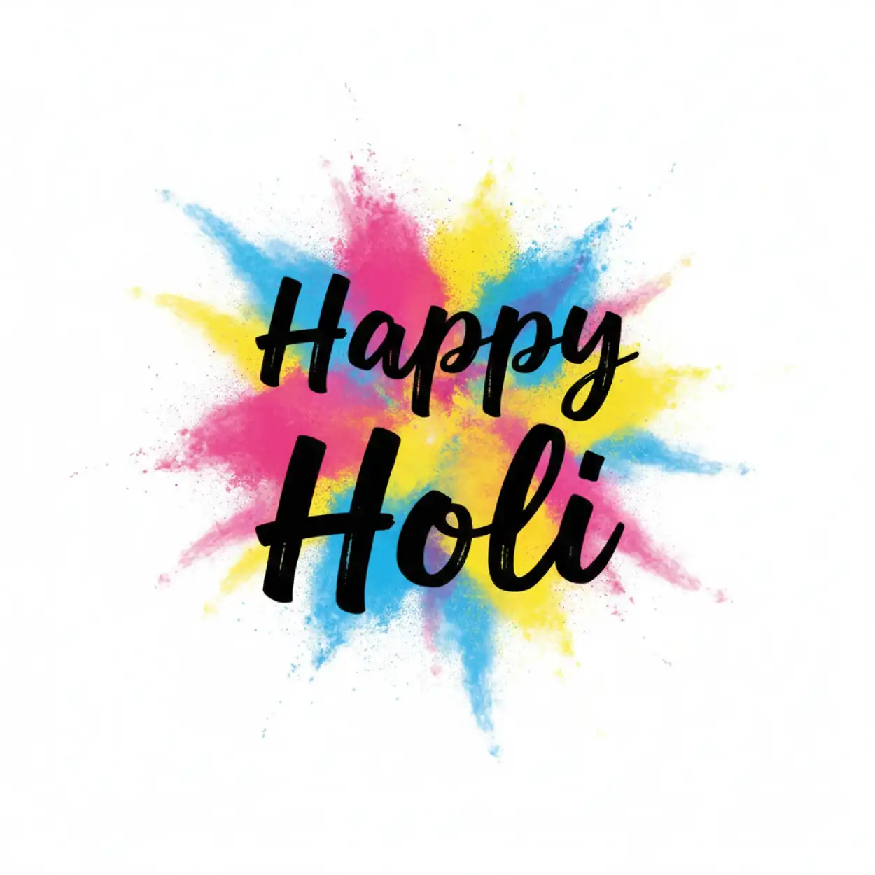 Free Download Happy Holi Greeting Card Free Printable Template 2 - High Quality Happy Holi Greeting Card Design 2026 Image