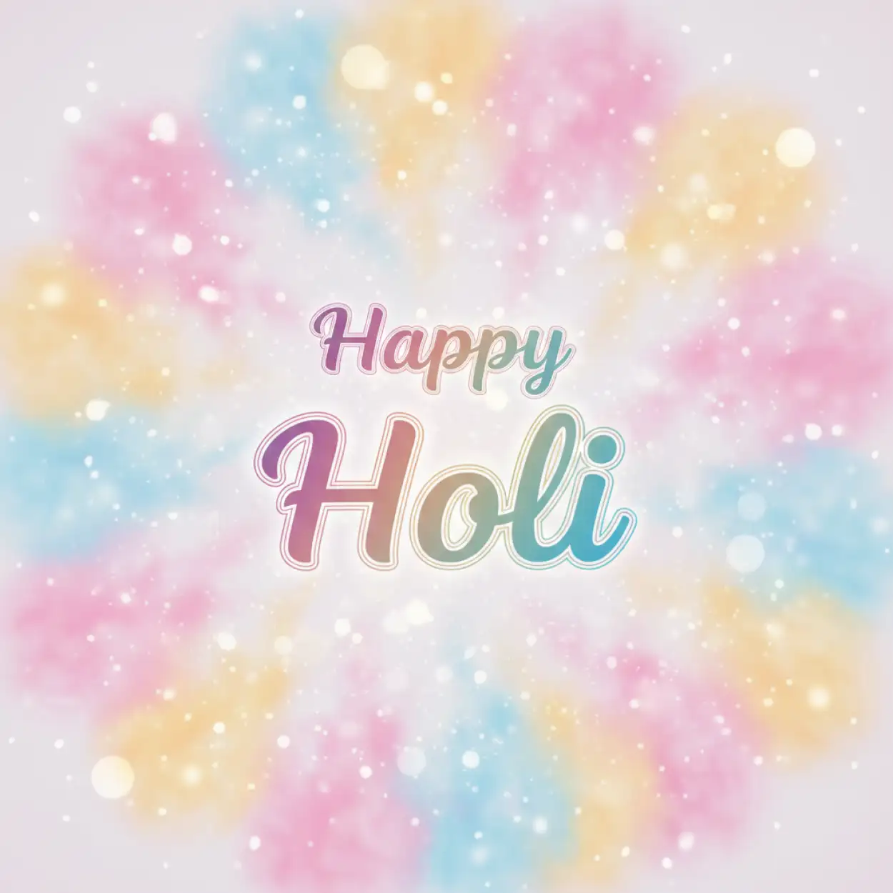Free Download Happy Holi Greeting Card Hd Printable Design 2 - High Quality Happy Holi Greeting Card Design 2026 Image
