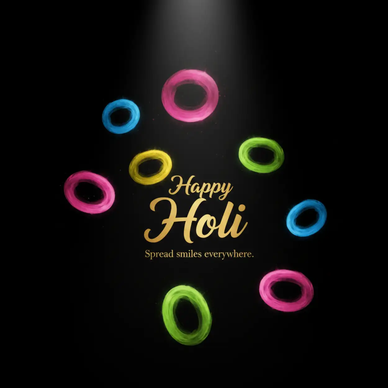 Free Download Happy Holi Greeting Card With Company Logo 2 - High Quality Happy Holi Greeting Card Design 2026 Image