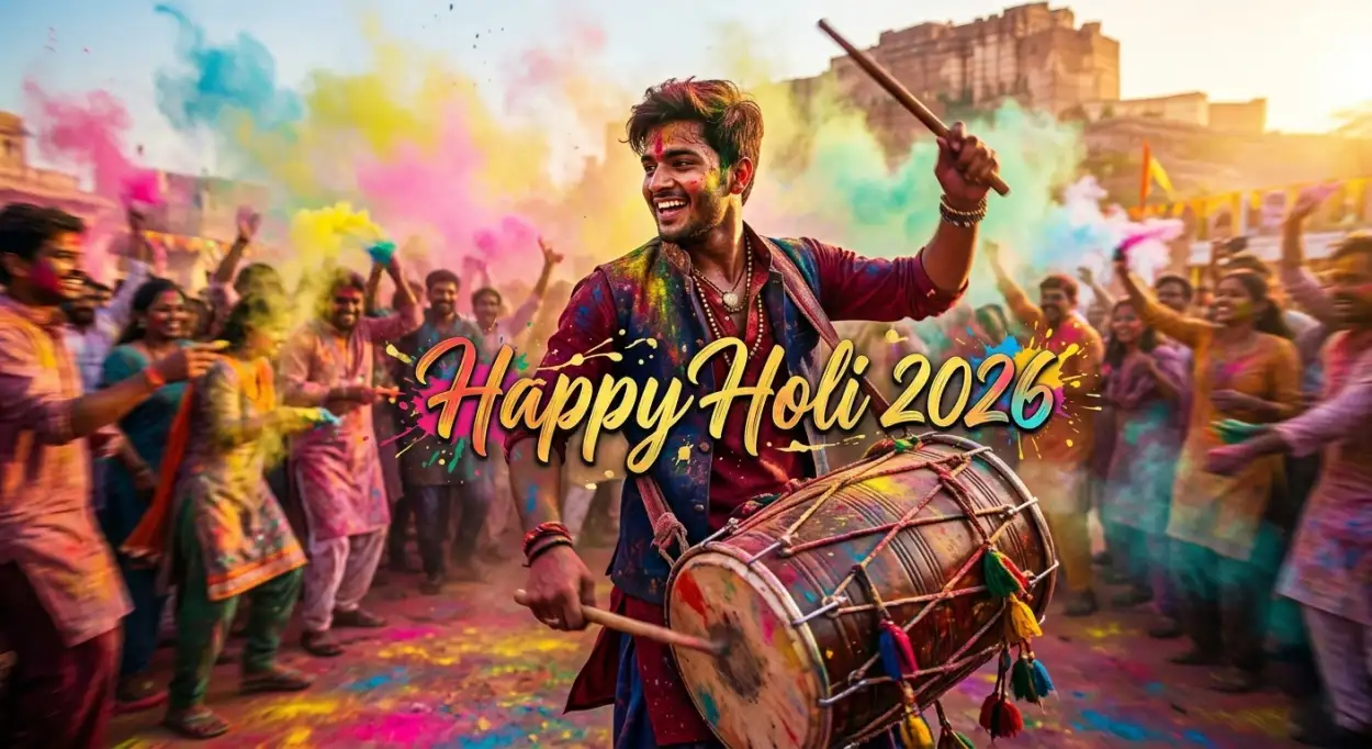 Free Download Happy Holi Wishes 2026 Beautiful Hd Festival Images - High Quality Happy Holi Wishes 2026 Image