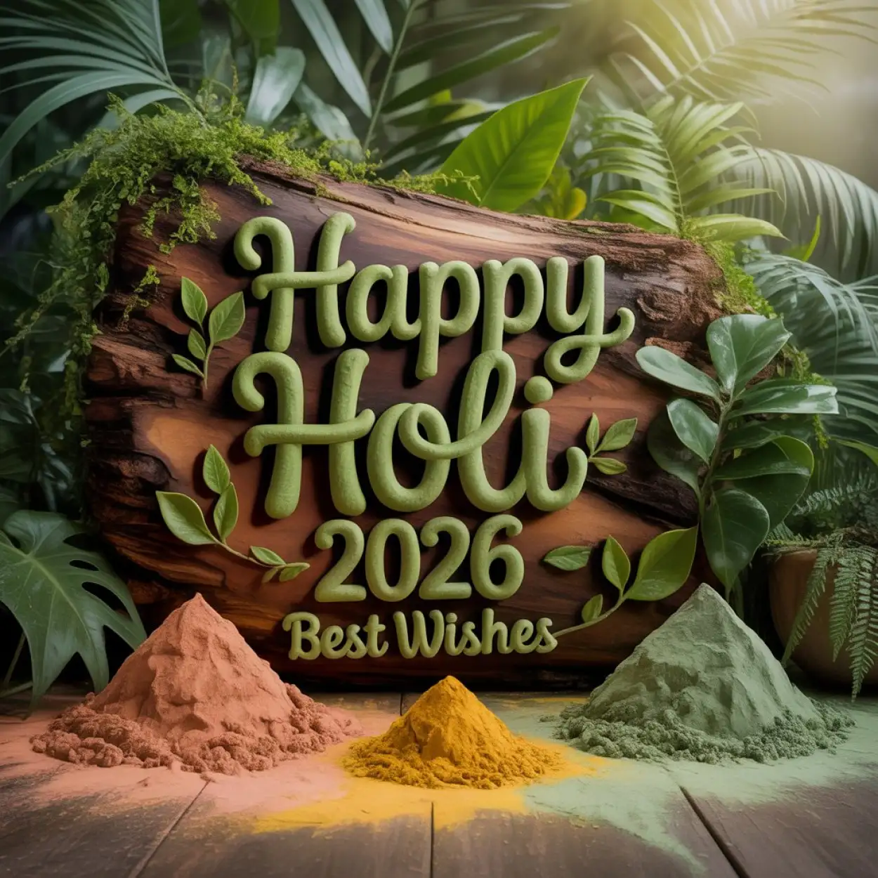 Free Download Happy Holi Wishes 2026 Creative Text - High Quality Happy Holi Wishes 2026 Image