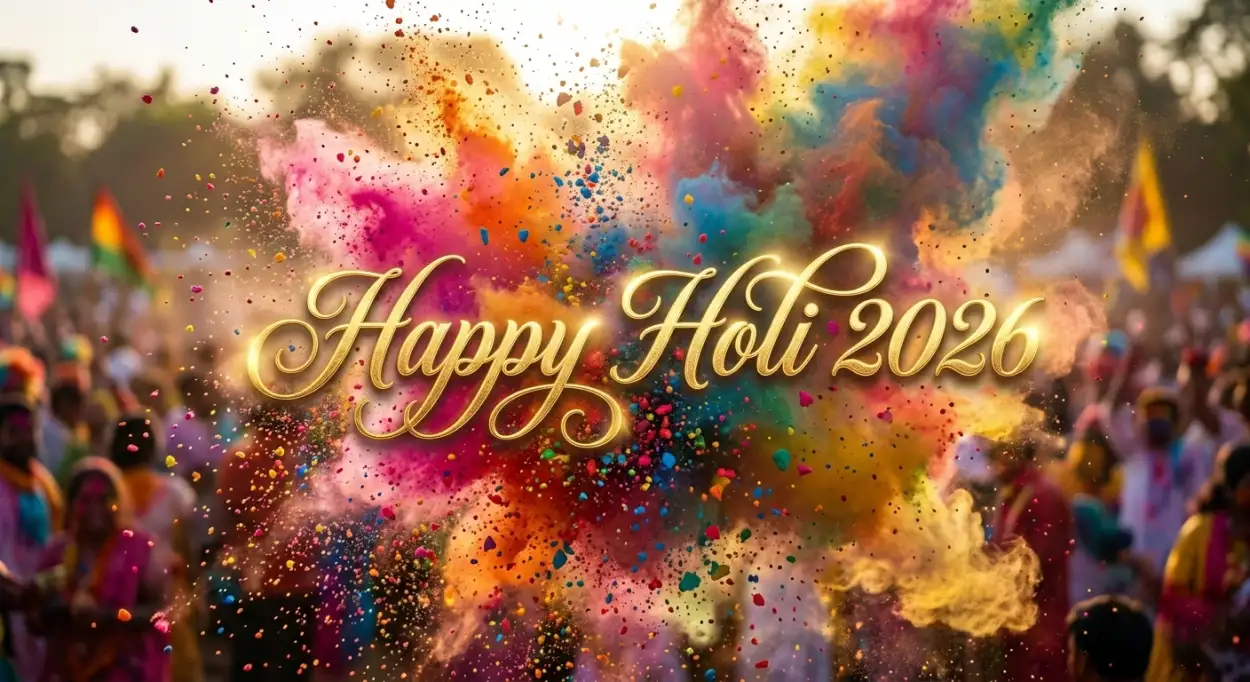 Free Download Happy Holi Wishes 2026 Eco Friendly Holi Quotes - High Quality Happy Holi Wishes 2026 Image
