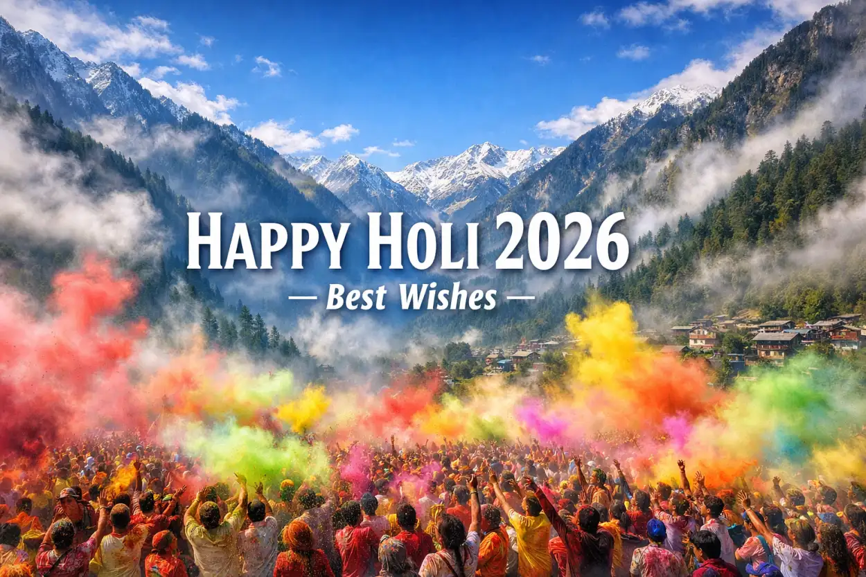 Free Download Happy Holi Wishes 2026 Festive Quotes - High Quality Happy Holi Wishes 2026 Image