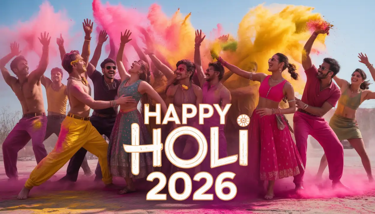 Free Download Happy Holi Wishes 2026 For Boyfriend - High Quality Happy Holi Wishes 2026 Image