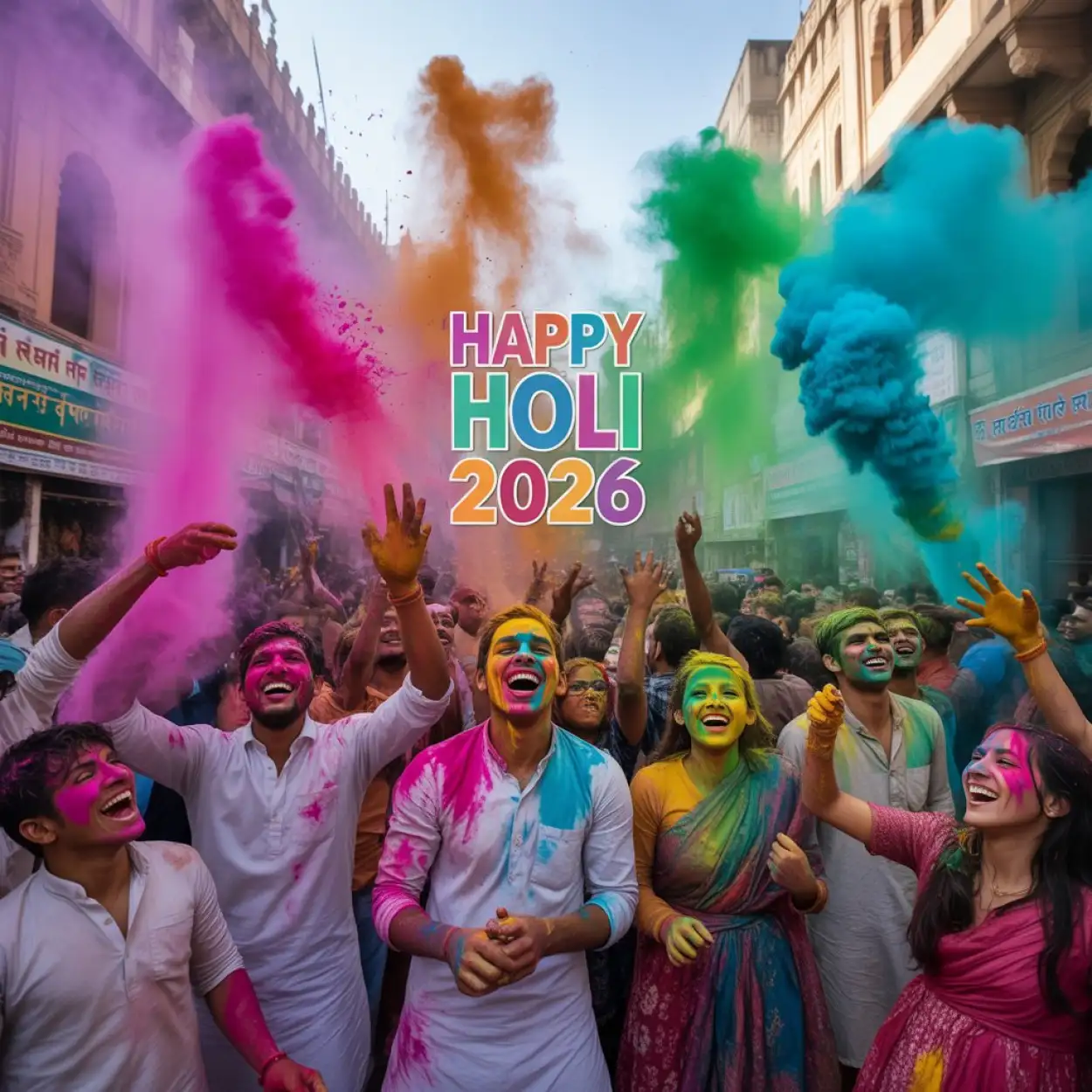Free Download Happy Holi Wishes 2026 For Girlfriend - High Quality Happy Holi Wishes 2026 Image