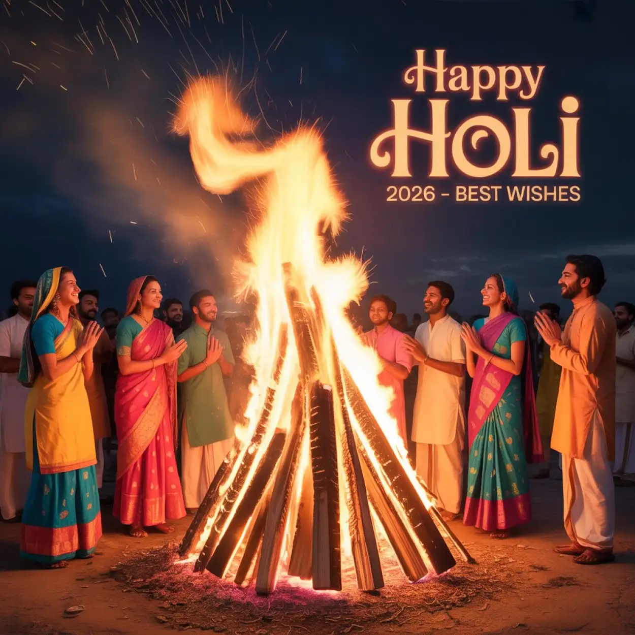 Free Download Happy Holi Wishes 2026 Greeting Card Text - High Quality Happy Holi Wishes 2026 Image
