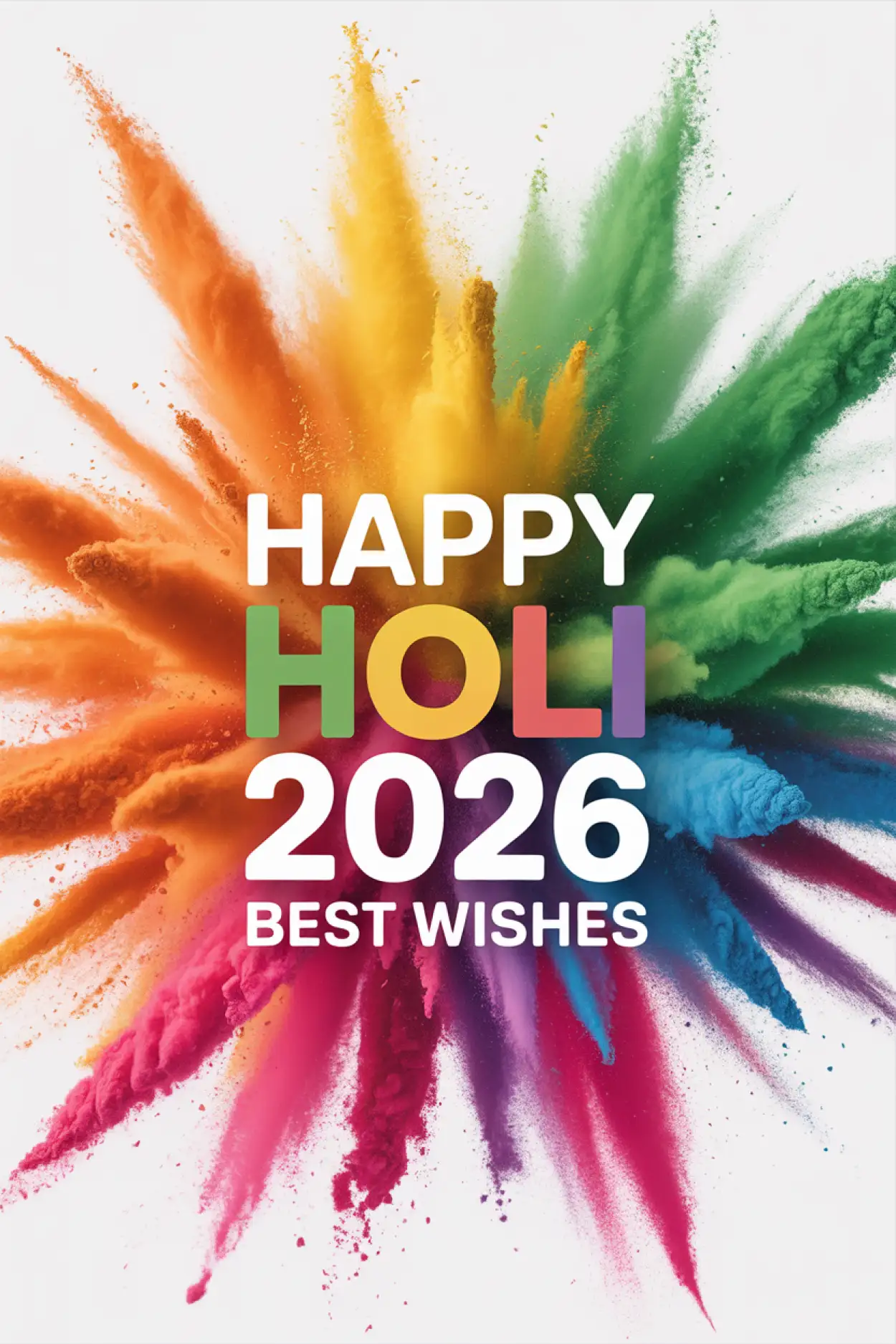 Free Download Happy Holi Wishes 2026 In English - High Quality Happy Holi Wishes 2026 Image