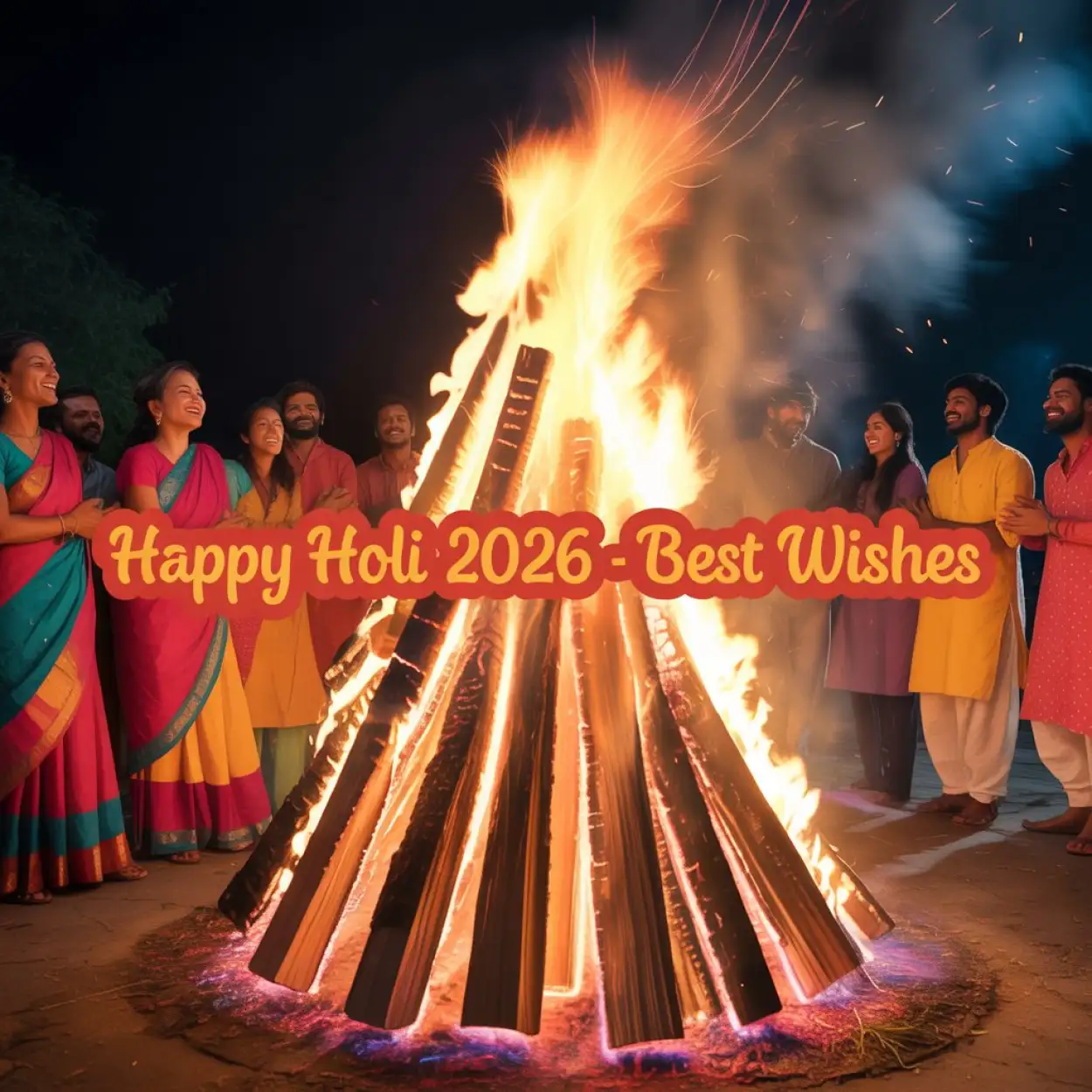 Free Download Happy Holi Wishes 2026 Indian Style Text - High Quality Happy Holi Wishes 2026 Image