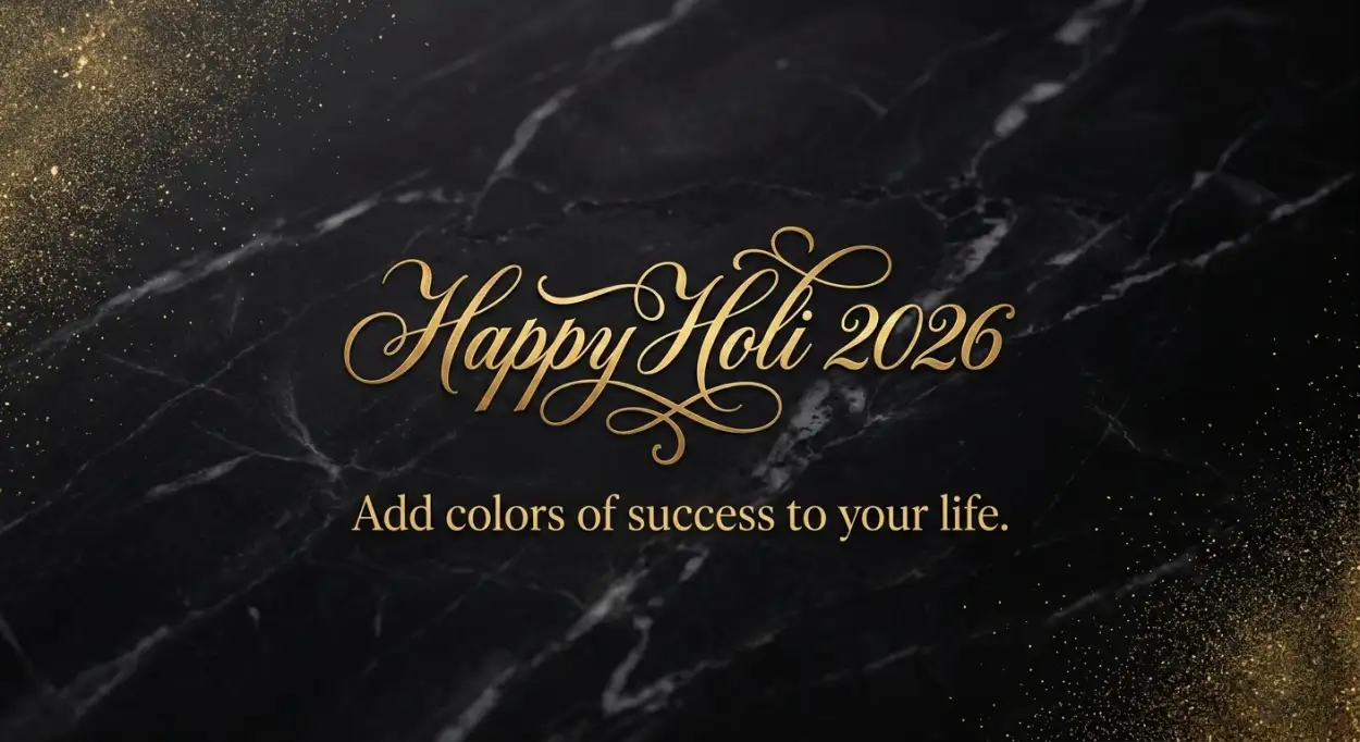 Free Download Happy Holi Wishes 2026 Premium Luxury Greeting Template - High Quality Happy Holi Wishes 2026 Image