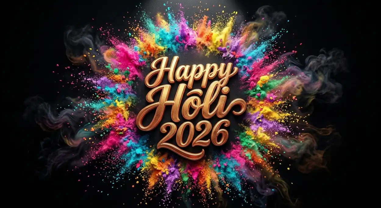 Free Download Happy Holi Wishes 2026 Safe And Happy Holi Message - High Quality Happy Holi Wishes 2026 Image