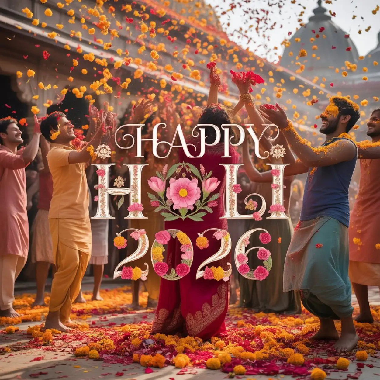 Free Download Happy Holi Wishes 2026 Social Media Post - High Quality Happy Holi Wishes 2026 Image