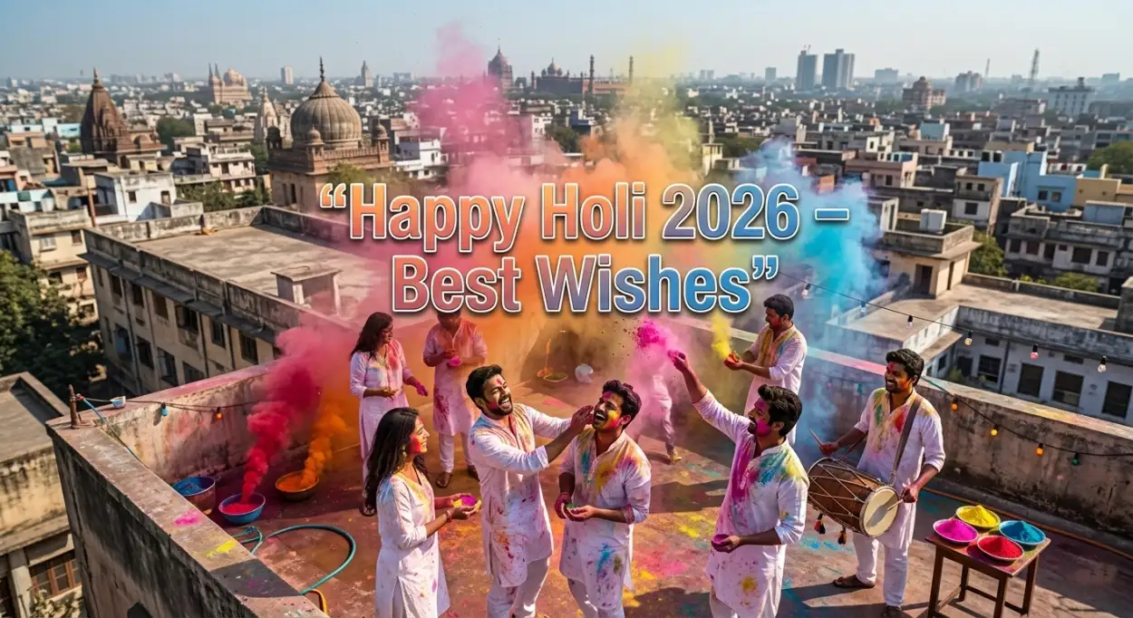 Free Download Happy Holi Wishes 2026 Traditional Wishes - High Quality Happy Holi Wishes 2026 Image