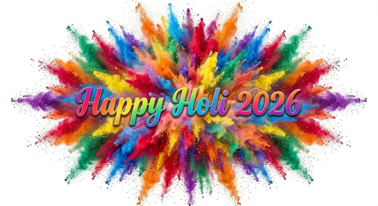 Free Download Happy Holi Wishes 2026 Transparent Background - High Quality Happy Holi Wishes 2026 Background Image
